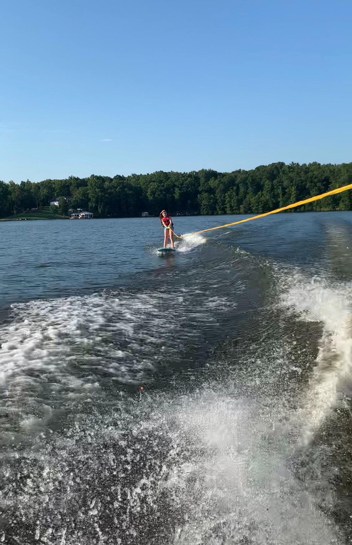 ZUP You Got This 260 Board and Handle Combo with EVA Foam Padding, All-in-One Kneeboard, Wakeboard, Wakeskate, and Wakesurf Board for Kids, Teens, and Adults, 51.7
