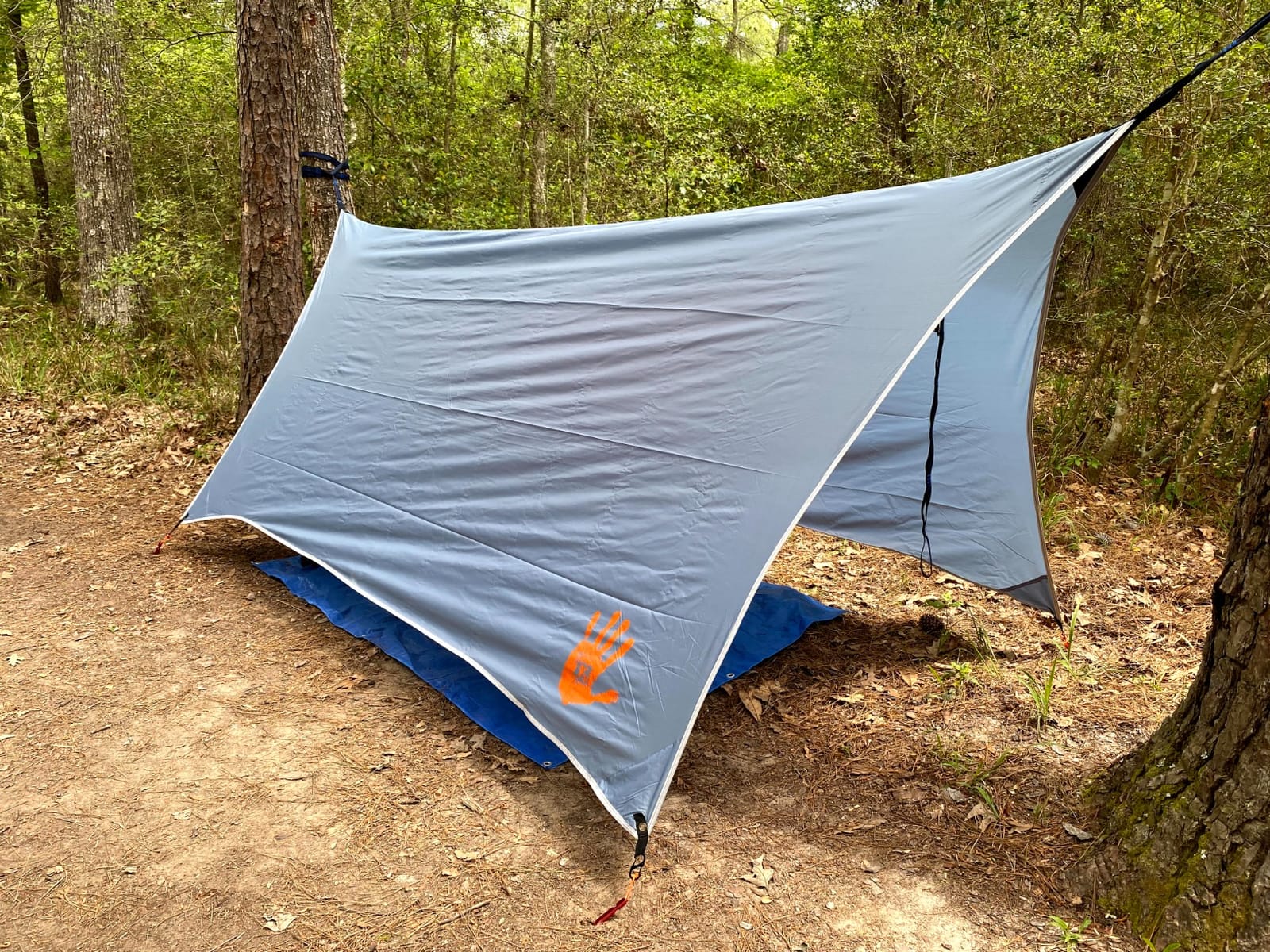 Rain Fly 12x10 Lightweight Survival Camping Tarp; 100% Waterproof; Makes a Great Backpacking Tarp or Hammock Shelter; Comes in Multiple Colors, Survival Bracelet Included; OD-Green customer photo 2