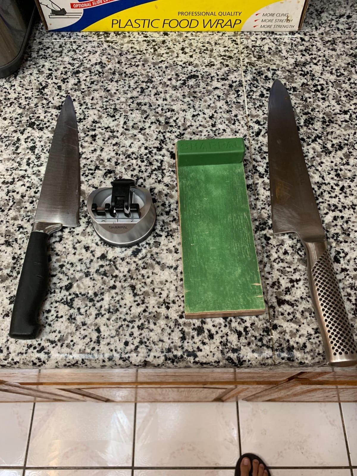 SHARPAL 191H Knife Scissors Sharpener | Repairs, Restores & Sharpens, Straight, Serrated & Kitchen Knives, Versatile Sharpening Tool for Blades, Gifts for Home Cooks customer photo 1