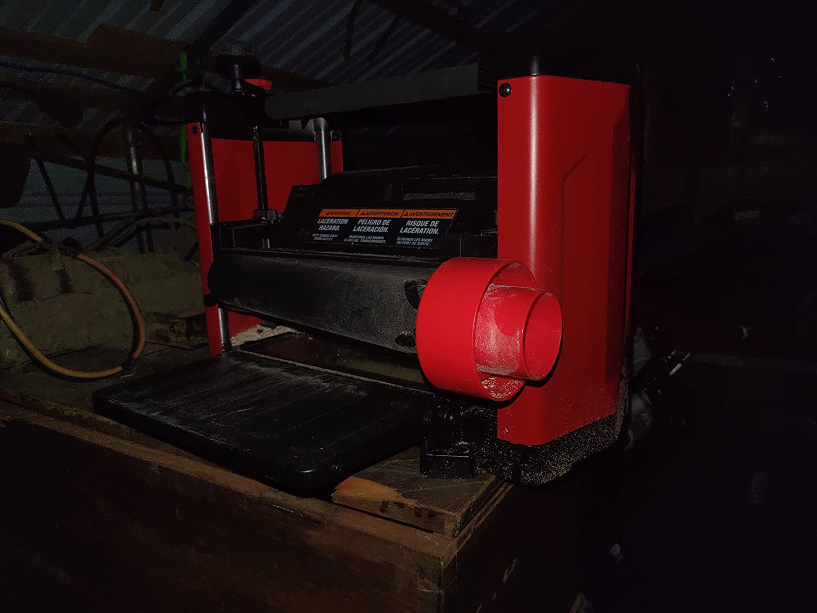 CRAFTSMAN Planer, 15 Amp, For Benchtops, Two Knife Solid Steel Cutter Head (CMEW320) customer photo 2