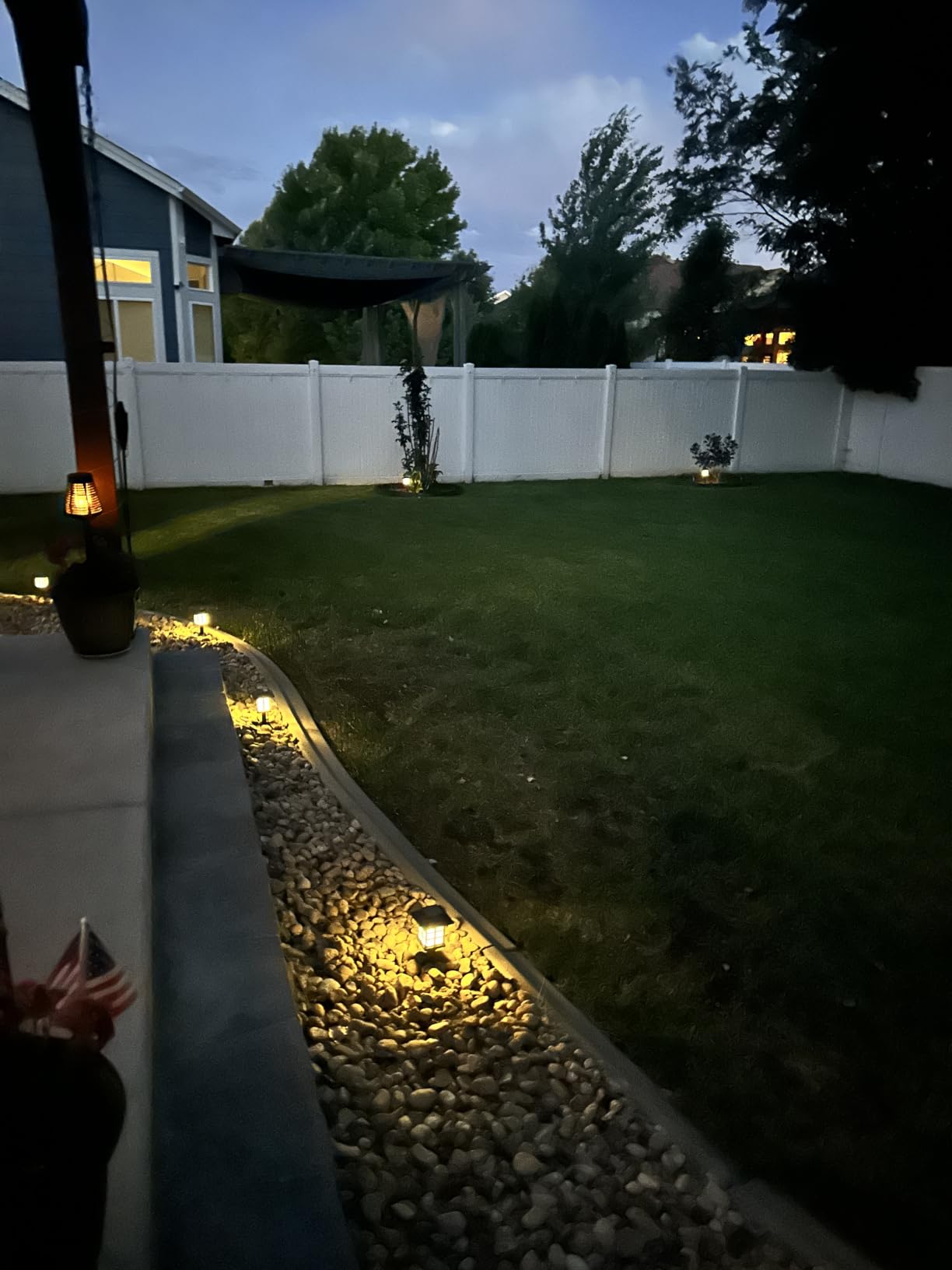 GIGALUMI Solar Lights Outdoor Waterproof 12 Pack, LED Garden Decor customer photo 1
