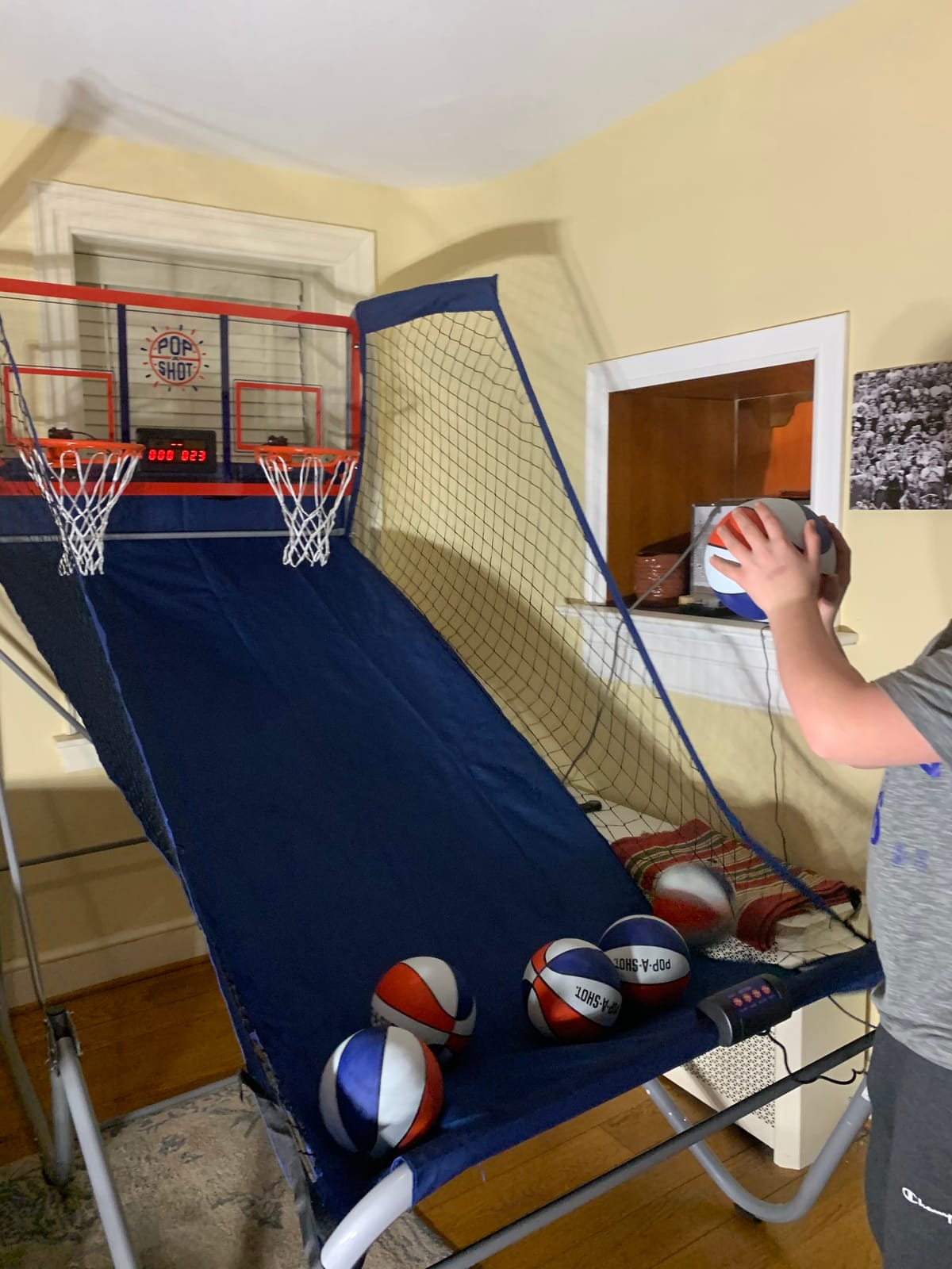 Pop-A-Shot - Indoor/Outdoor Dual Shot | Weather Resistant Arcade Basketball customer photo 2