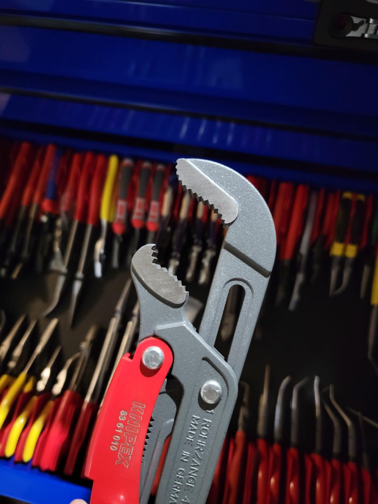 KNIPEX Tools 83 61 010, Rapid Adjust Swedish Pipe Wrench, 12 customer photo 2