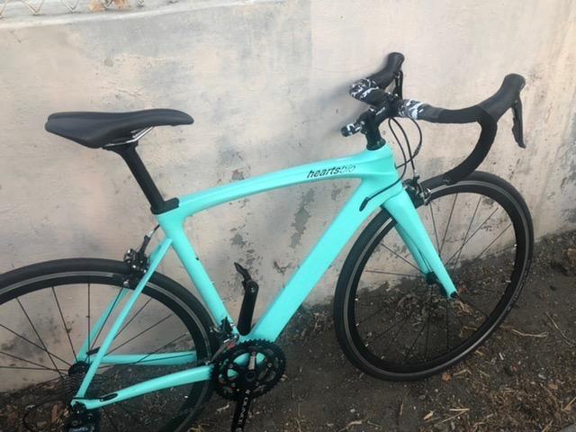 Carbon Road Bike Model H 18.7 lb – Custom Bike Club Logo Carbon Fiber Frame Road Bike with Shimano Tiagra 20 speeds customer photo 1