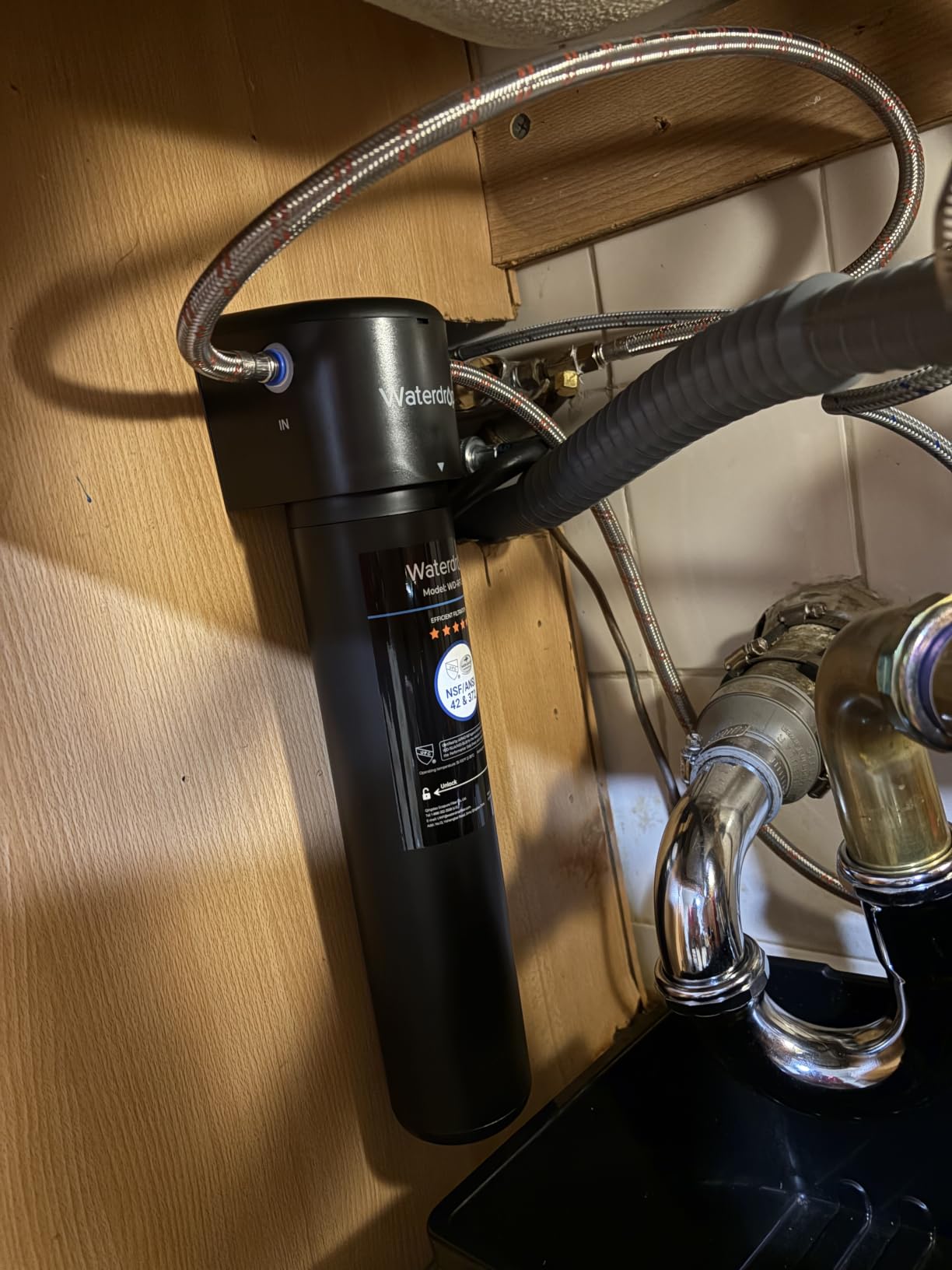 Waterdrop 15UA Under Sink Water Filter System, 19000 Gallons, 2 Years customer photo 1