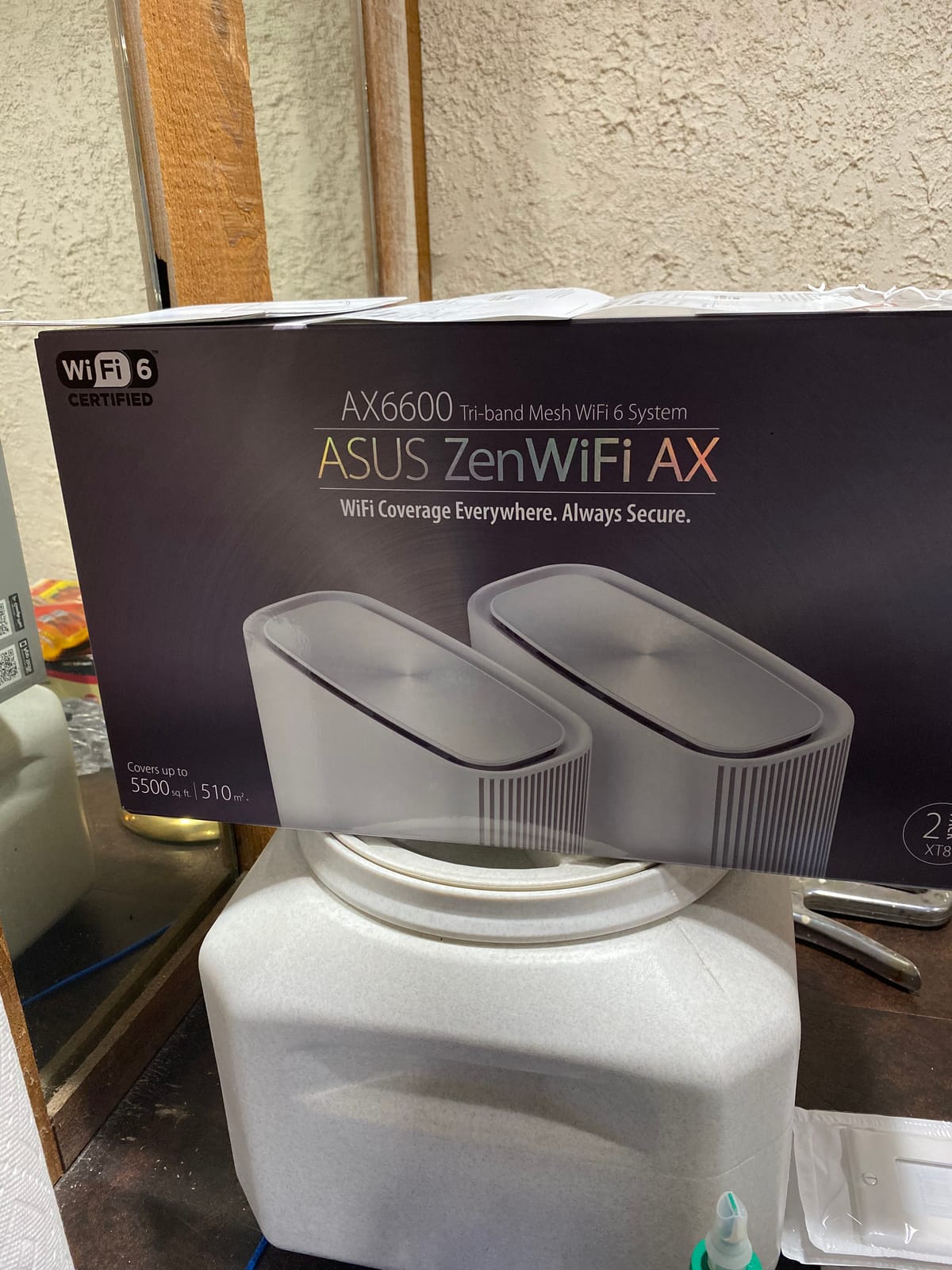 ASUS ZenWiFi AX6600 Tri-Band Mesh WiFi 6 System (XT8 2PK) | Whole Home Coverage up to 5500 sq.ft customer photo 2