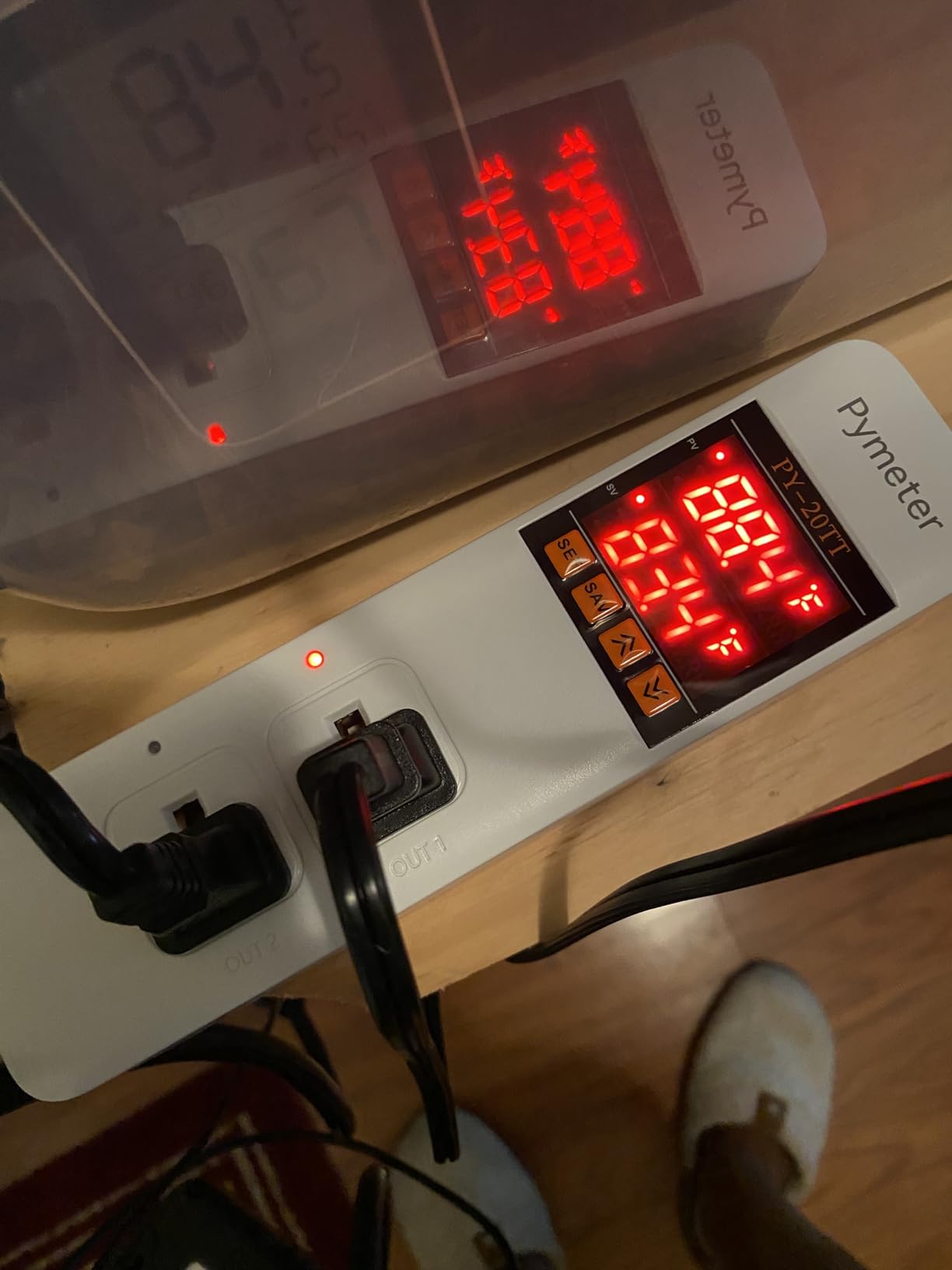 Digital Temperature Controller Dual Probe Reptile Thermostat Controlled Outlet for Terrarium Heat Mat Heating Pad, Switch Cooling Fan Freezer Fridge ON & Off at Setpoints 10A 1200W customer photo 1