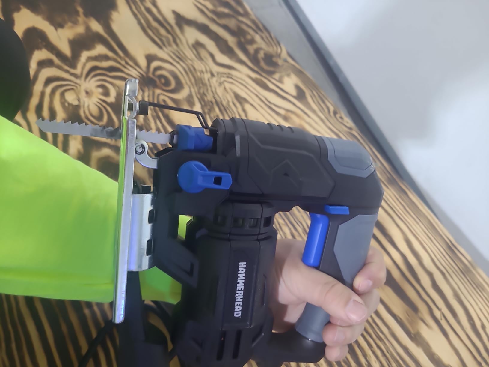 Hammerhead 4.8-Amp 3/4 Inch Jig Saw with 2pcs Wood Cutting Blades, Variable Speed and Orbital Function - HAJS048 customer photo 2
