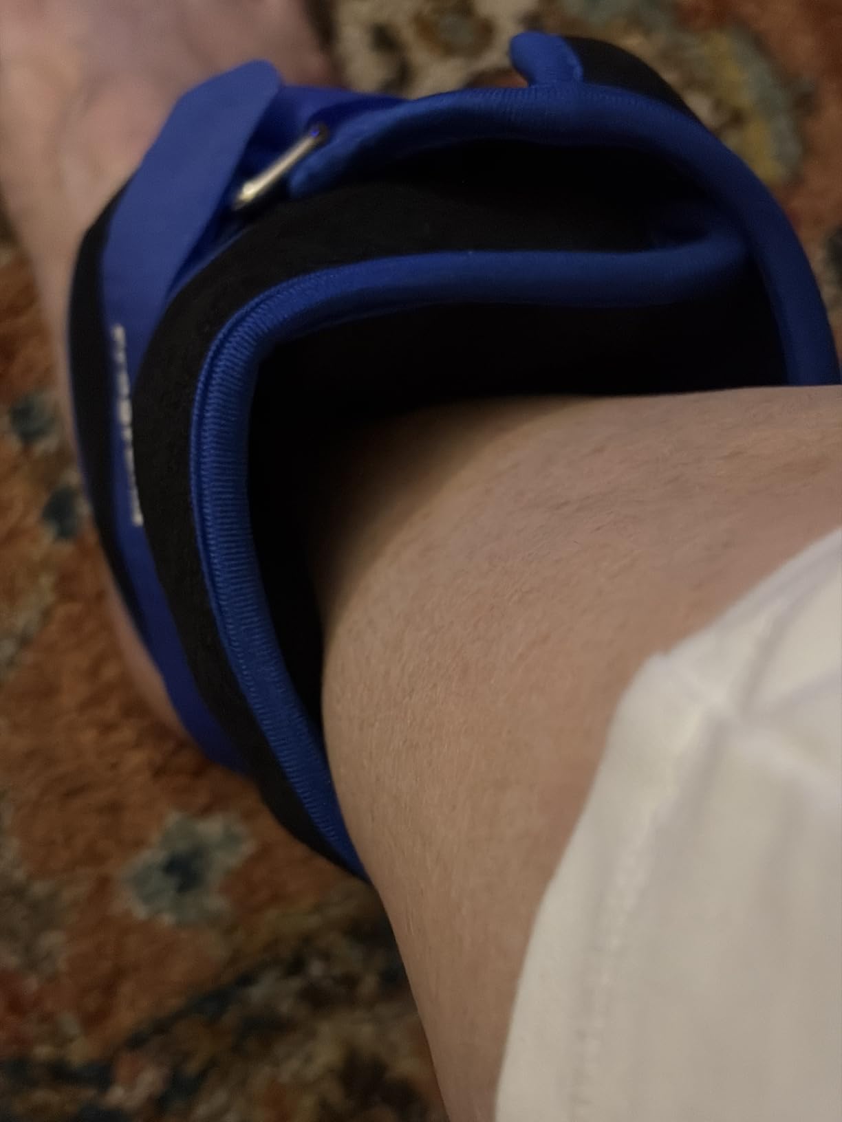 Fragraim Adjustable Ankle Weights 1-3/4/5/6/8/10/12/15/20 LBS Pair with Removable Weight for Jogging, Gymnastics, Aerobics, Physical Therapy customer photo 1