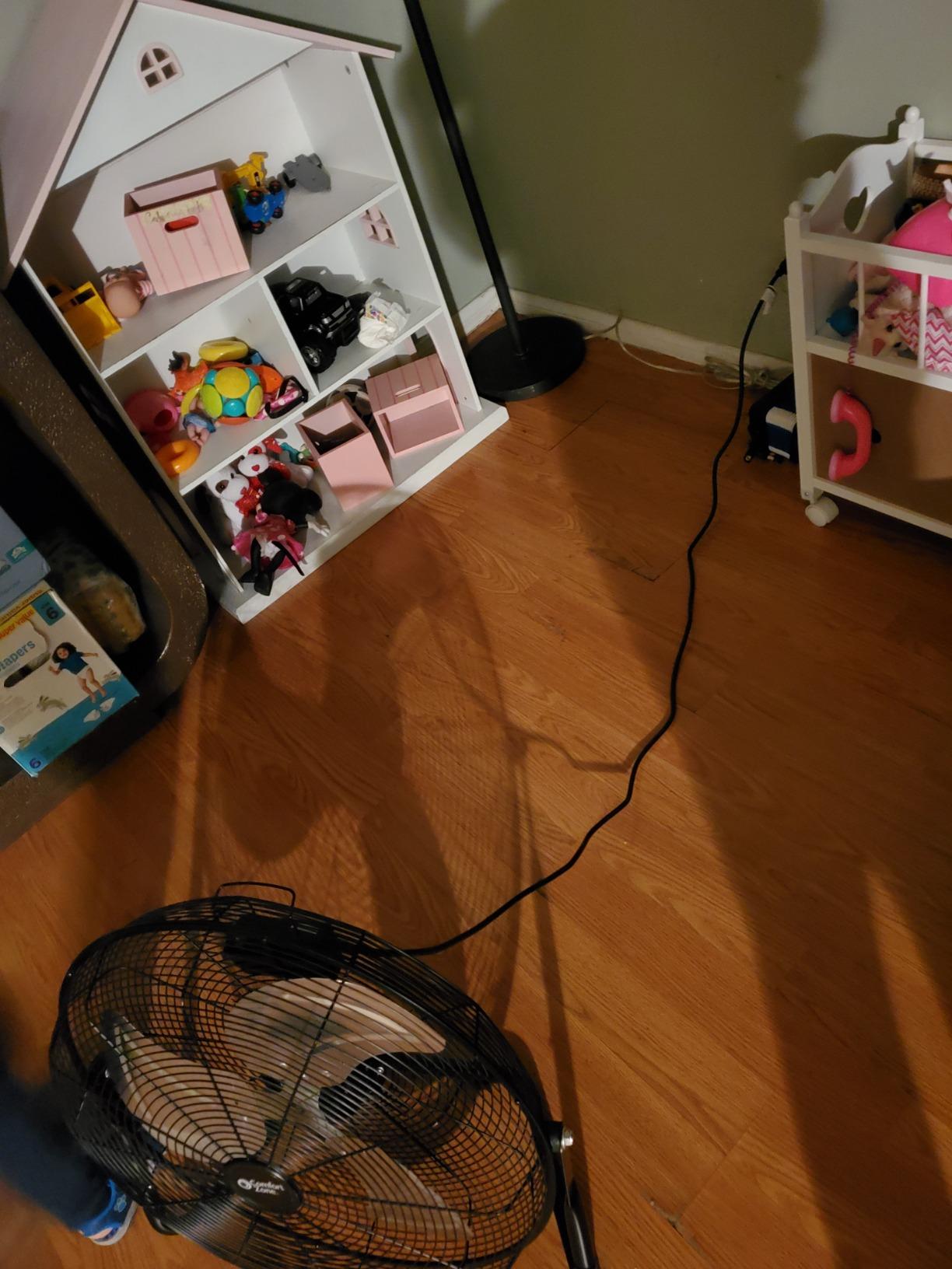 COMFORT ZONE 20-Inch High-Velocity Industrial Floor Fan customer photo 2