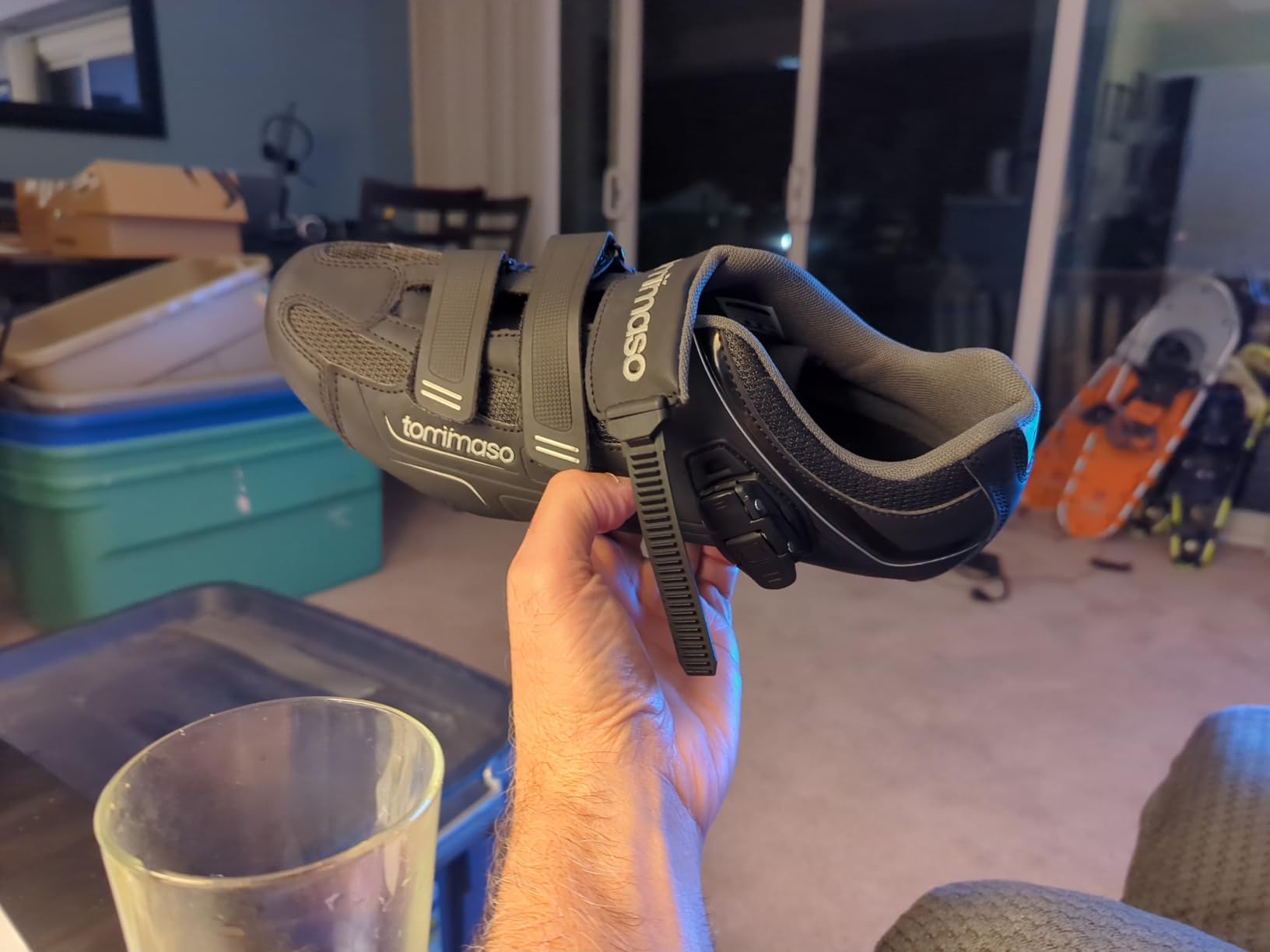 Tommaso Strada Mens SPD & Peloton Shoes—2 in 1 Cycling Shoes—Install Your Own Delta or SPD Cleats for Spin Bikes, Indoor Cycles or Most Mens Bicycles—Explore Bike Accessories customer photo 2