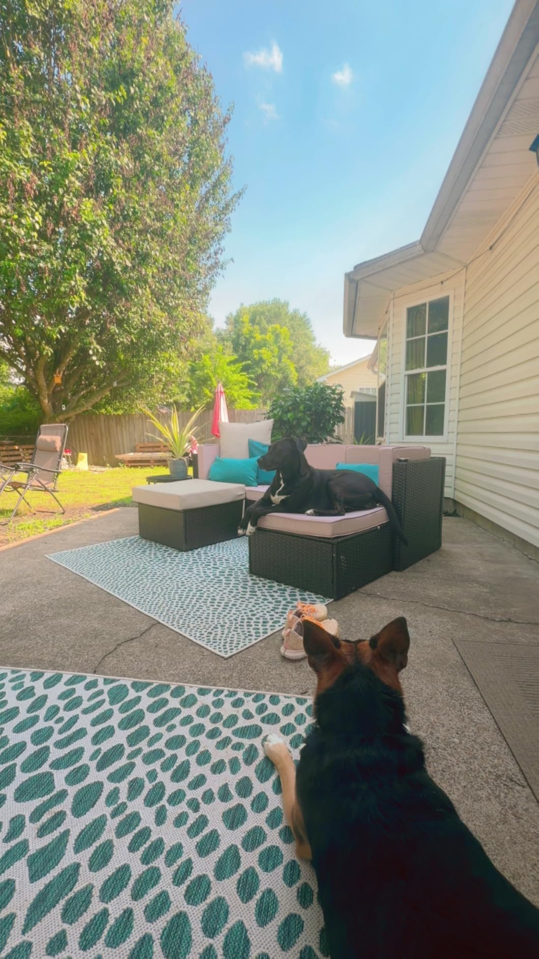 Vongrasig 5 Piece Patio Furniture Sets, Outdoor Patio Set Sectional Sofa customer photo 1
