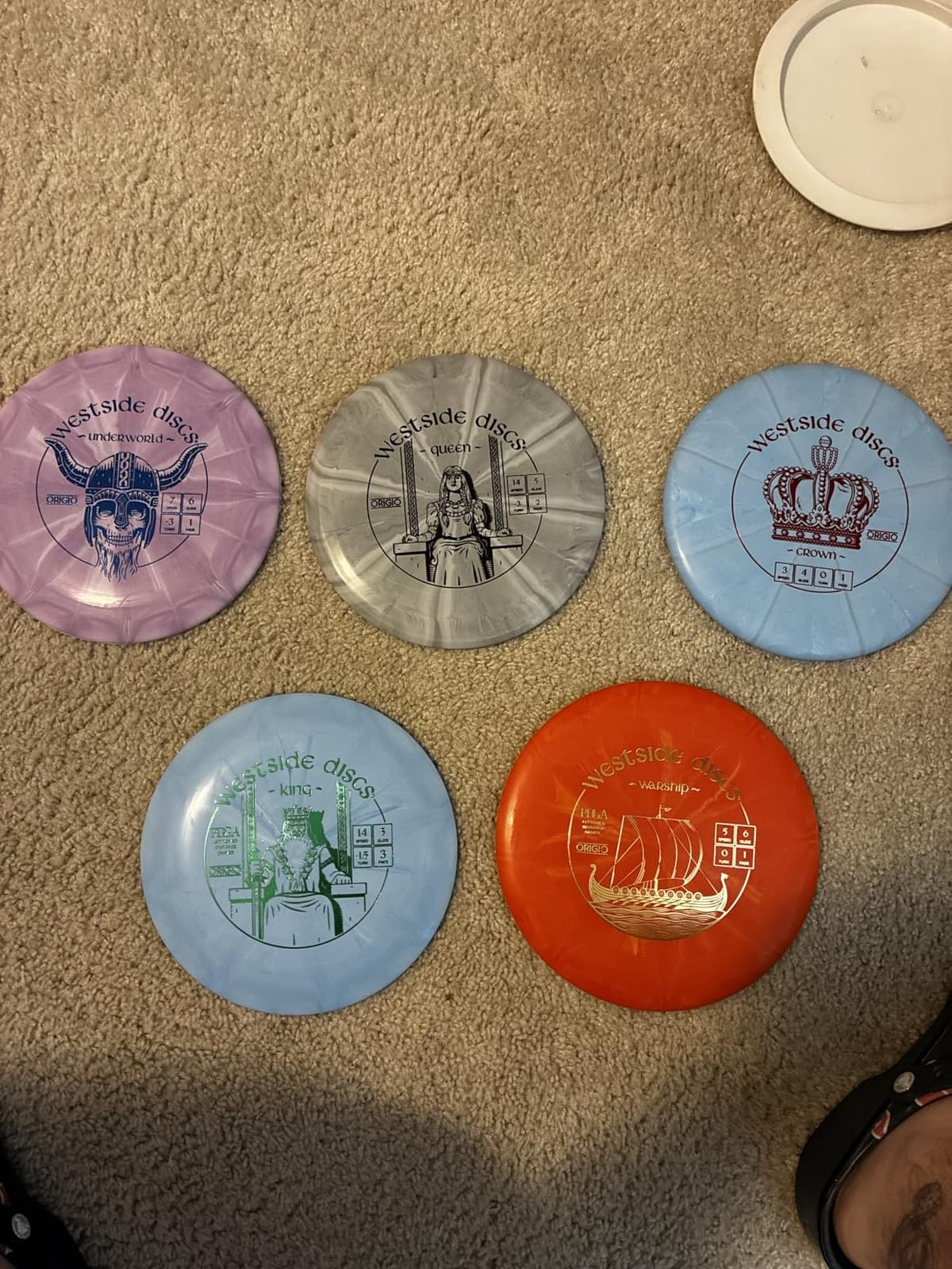 Westside Discs Origio Burst 3-Disc Golf Starter Set - Ideal All-in-One Disc Golf Set for Men - 1x Fairway Driver, Midrange & Putter Discs - Mini Marker Included - Colors Will Vary customer photo 2