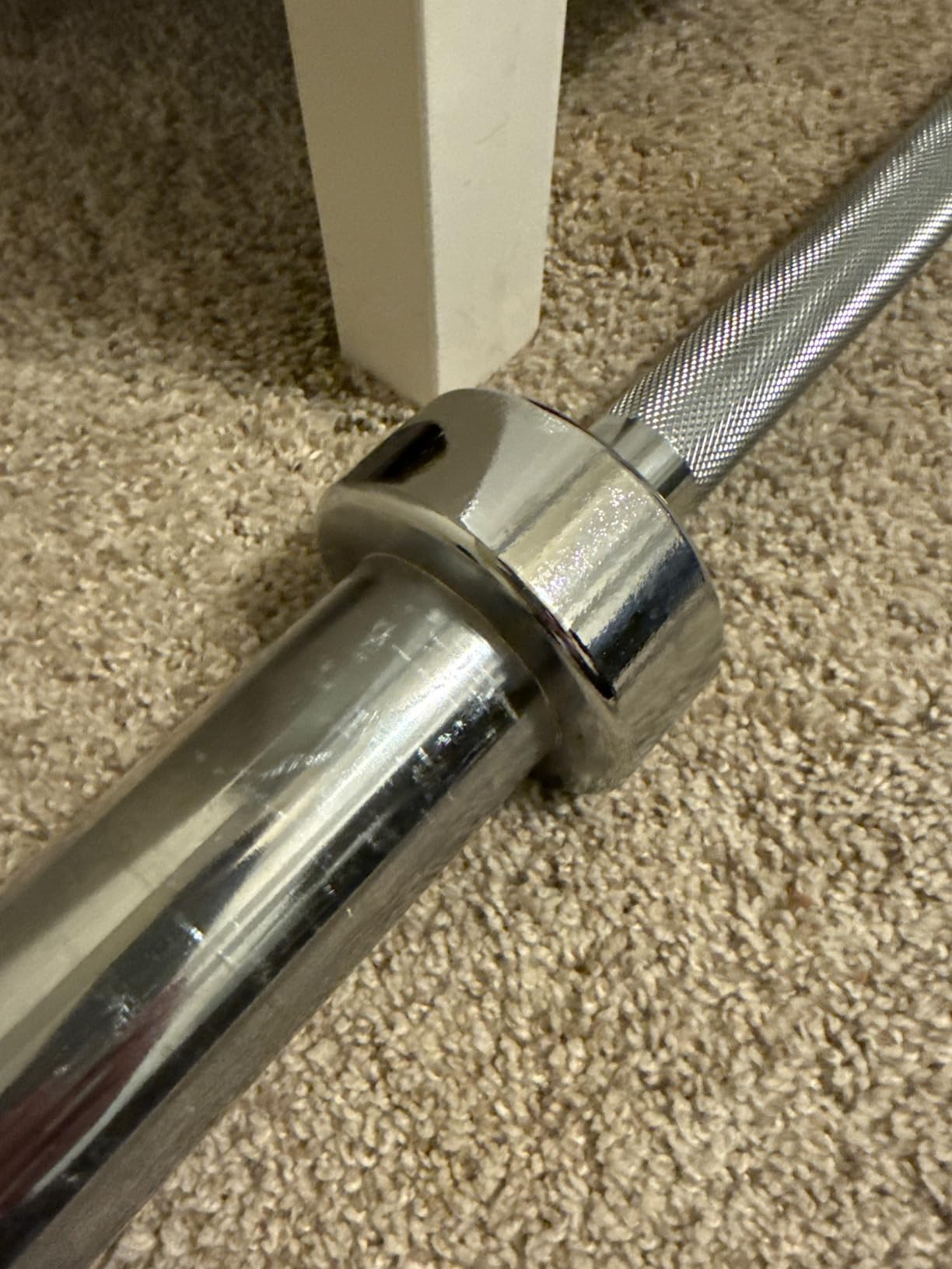 RitFit Elite 7ft Olympic Barbell, 45lb, 500-2000lb Capacity customer photo 1