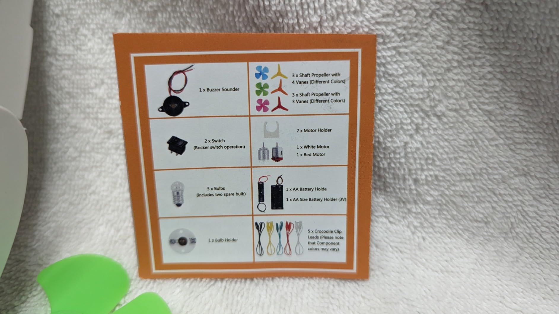 Sntieecr STEM Electric Circuit Motor Kit,Science Experiment Educational Kit customer photo 1