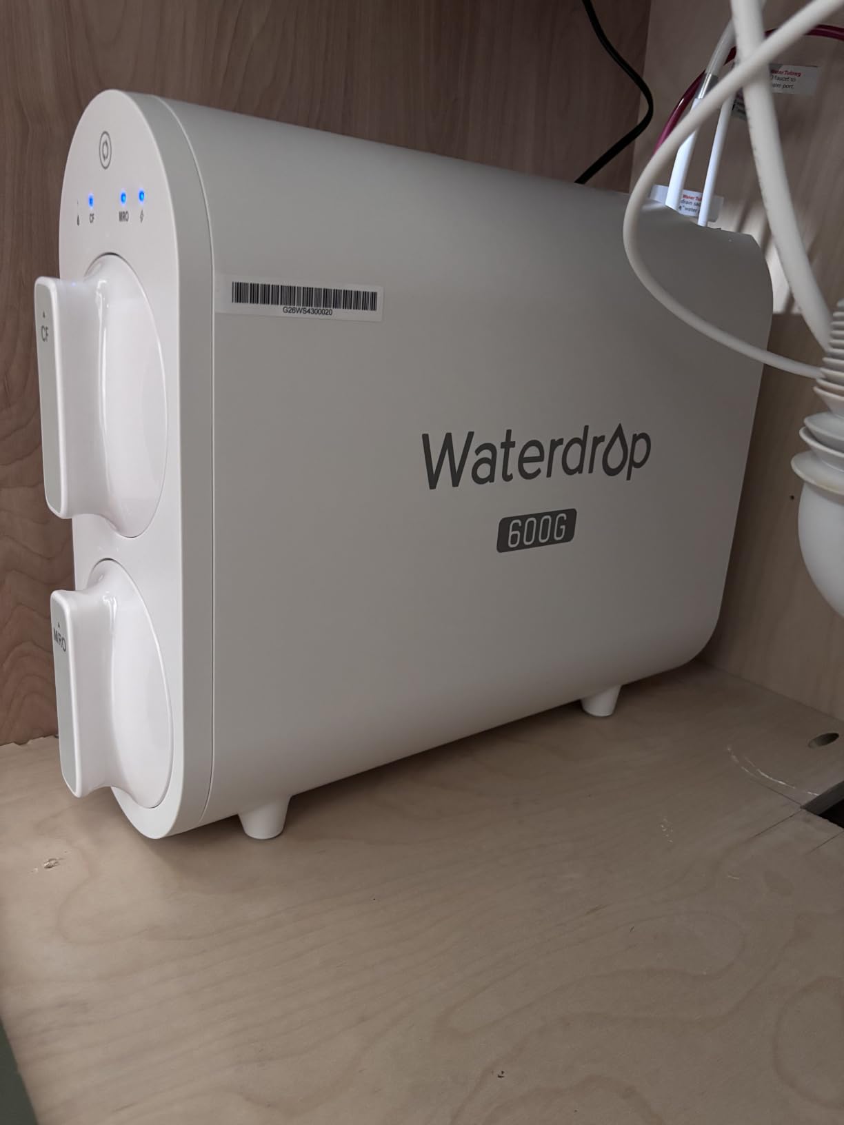 Waterdrop G2P600 Under-Sink RO System, 600 GPD Tankless RO Water Filtration customer photo 2