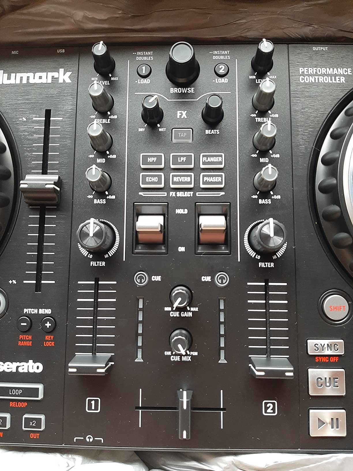 Numark Mixtrack Pro FX DJ Controller | 2-Decks, 3-Band EQ DJ Mixer, 16 Pads, 2 Effects Paddles, Audio Interface, Serato DJ Lite customer photo 2