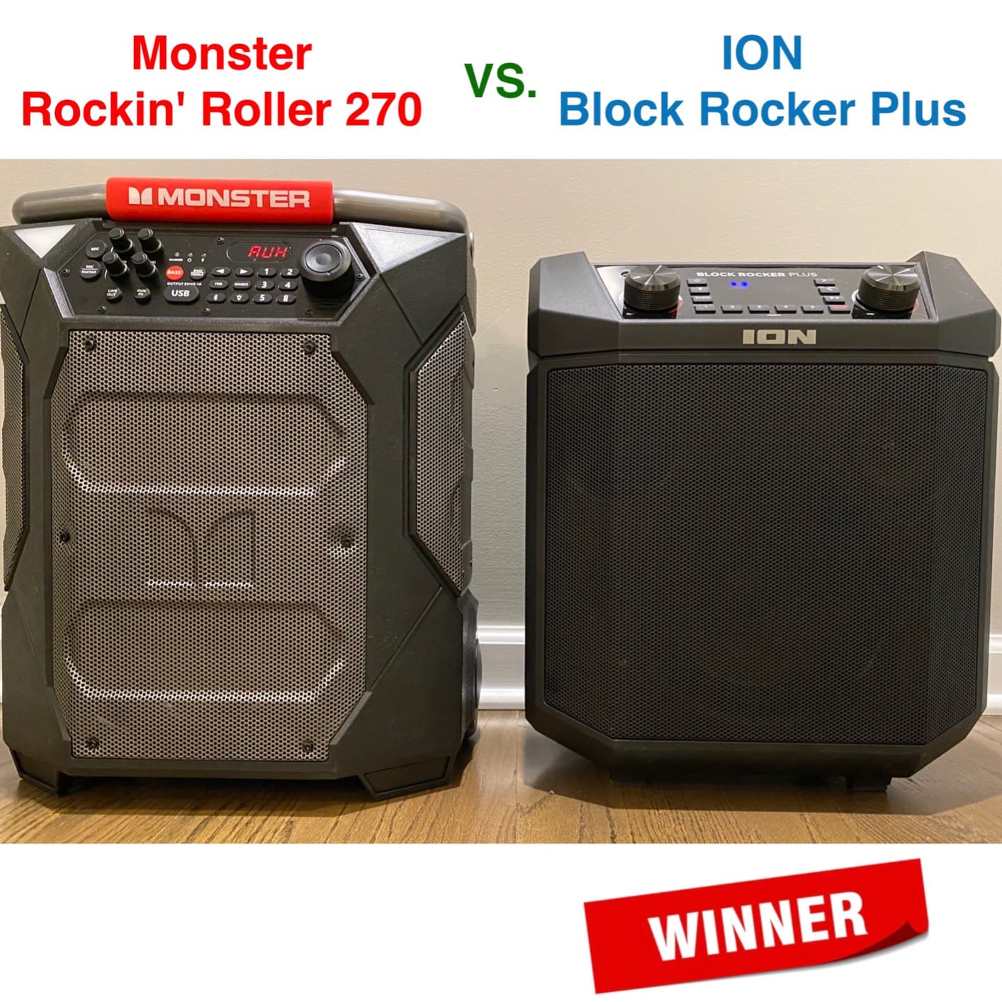 Monster Rockin' Roller 270 Indoor/Outdoor Portable Bluetooth Speaker, up to 200W of 270 Degree Sound & up to 100 Hours of Playtime customer photo 1