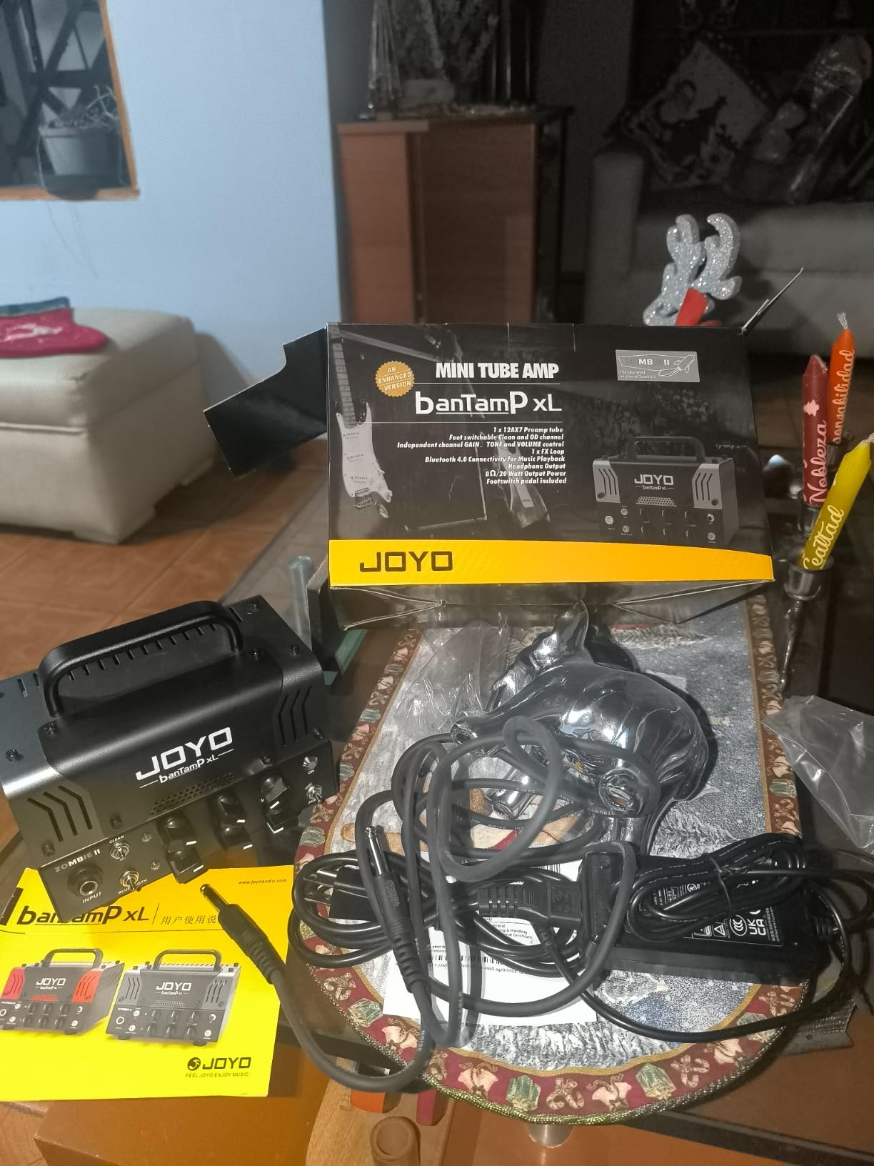 JOYO Zombie-II BanTamp XL Series Mini Amp Head 20W Hybrid Tube 2-Channel Guitar Amplifier with Bluetooth (No Sound, Need Extra Speaker) customer photo 2