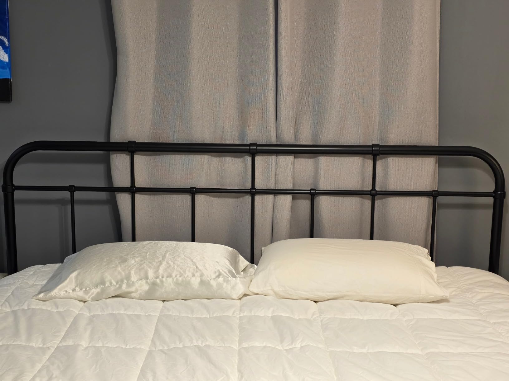 Modway Alessia Modern Farmhouse Metal Queen Headboard in Black customer photo 2