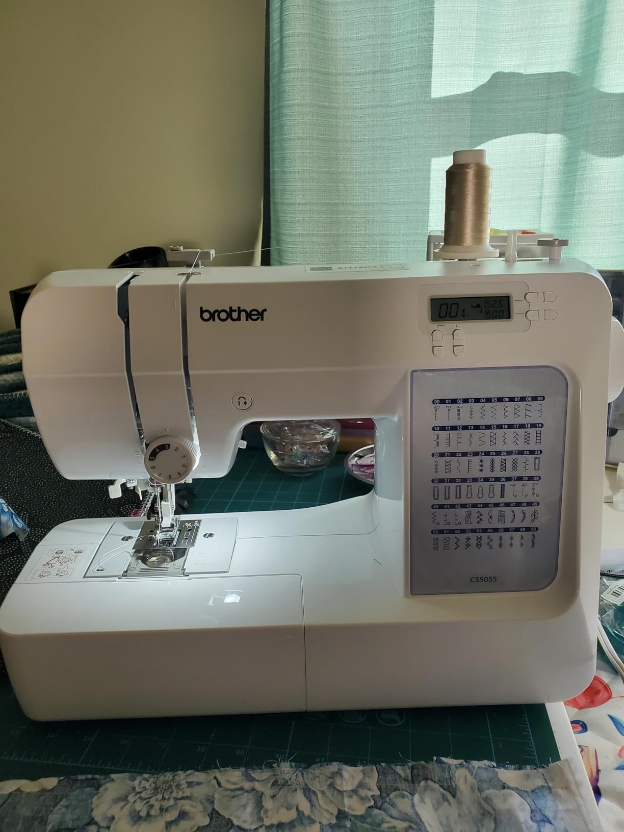 Brother CS5055 Computerized Sewing Machine with LCD Display, 60 Built-in Stitches customer photo 2