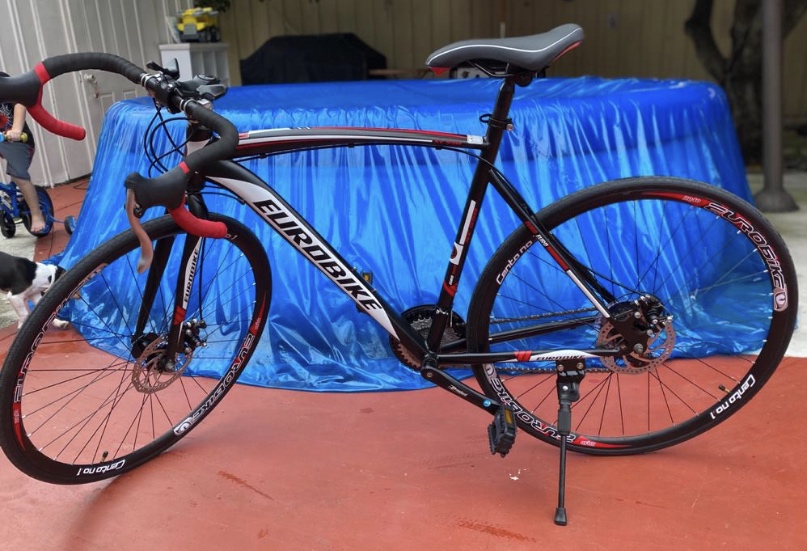 Eurobike HY XC550 Road Bike,21 Speed Road Bicycle for Adults Men and Women,Disc Brake 700C Race Bike for Beginner to Intermediate Bicycle Riders(54cm-32 Spoke) customer photo 2