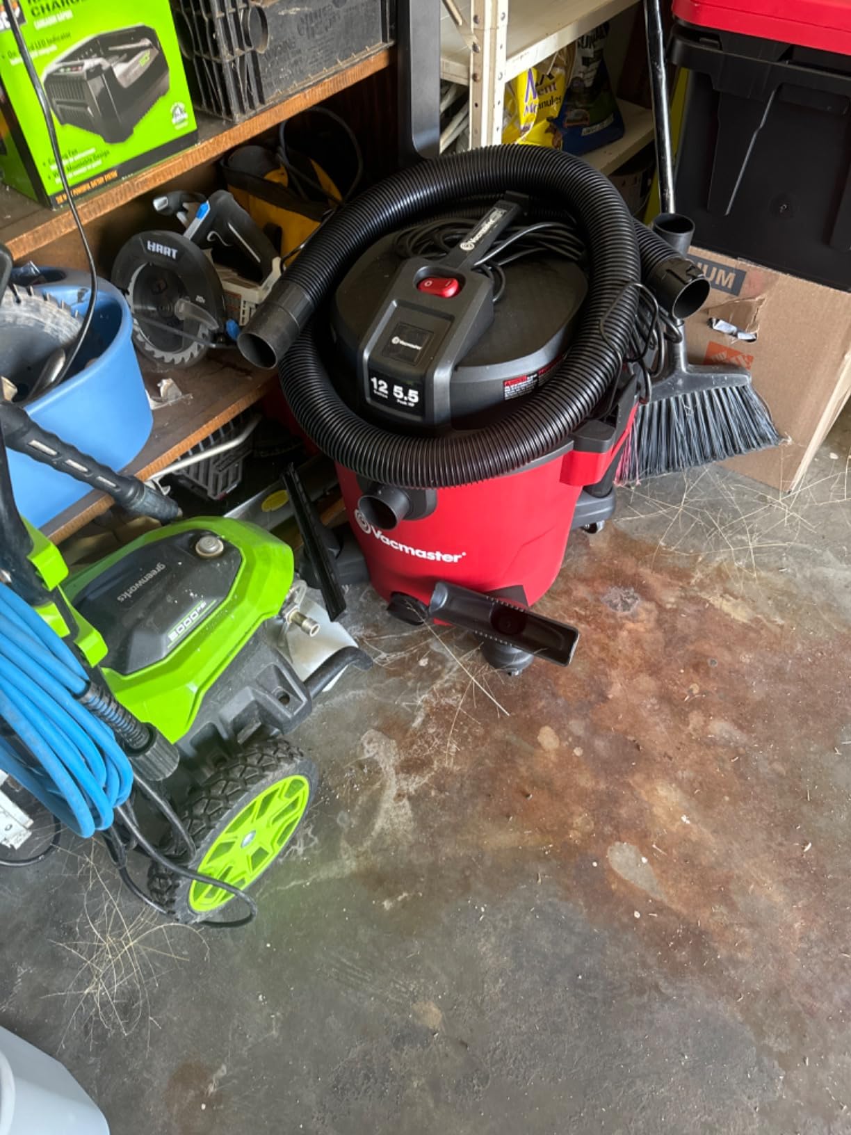 Vacmaster VJH1211PF 1101 12-Gal 5.5 Peak HP Heavy-Duty Wet/Dry Vac customer photo 1