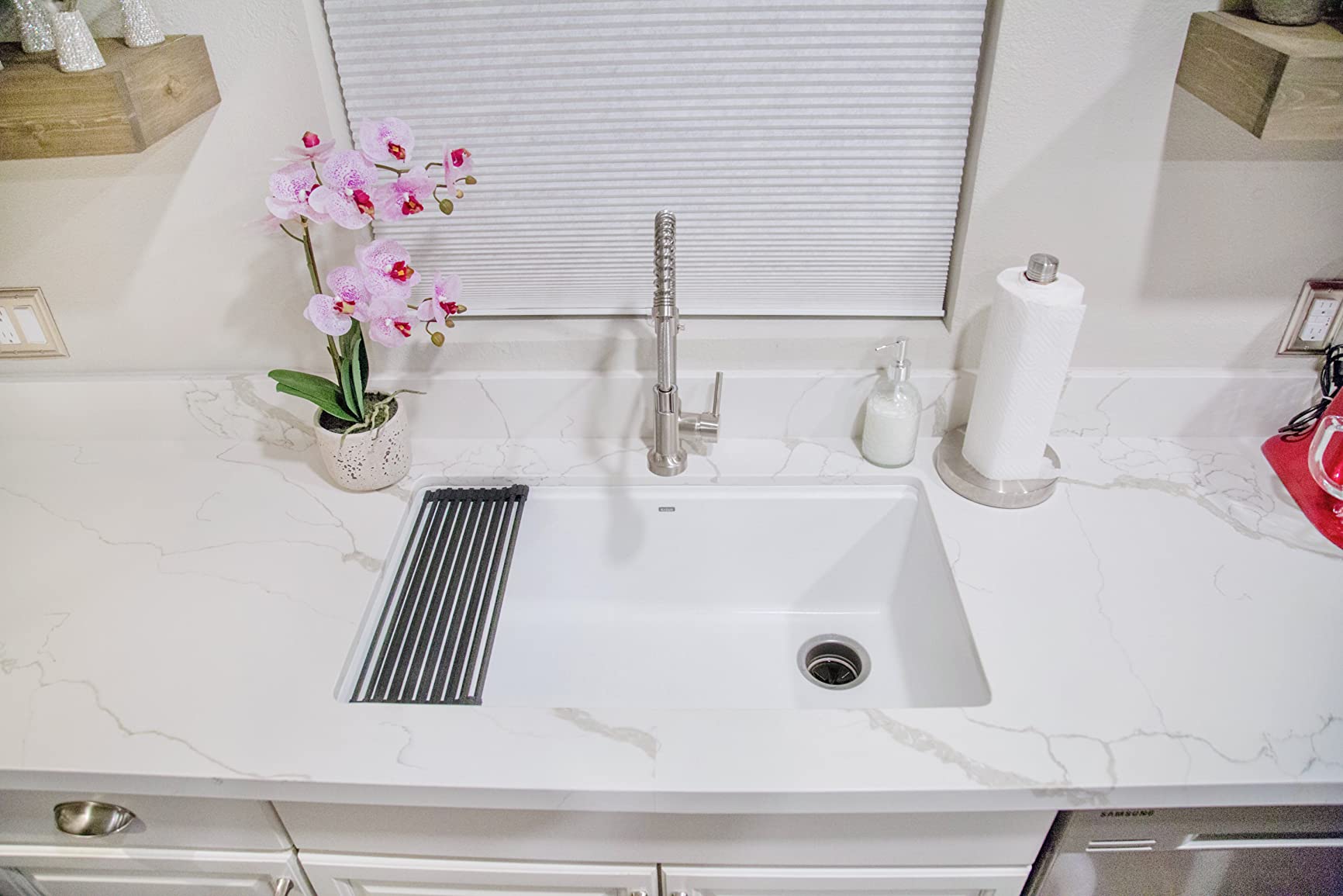 KRAUS Metallic Black 32 in Undermount Granite Kitchen Sink KGUW2-33MBL customer photo 2