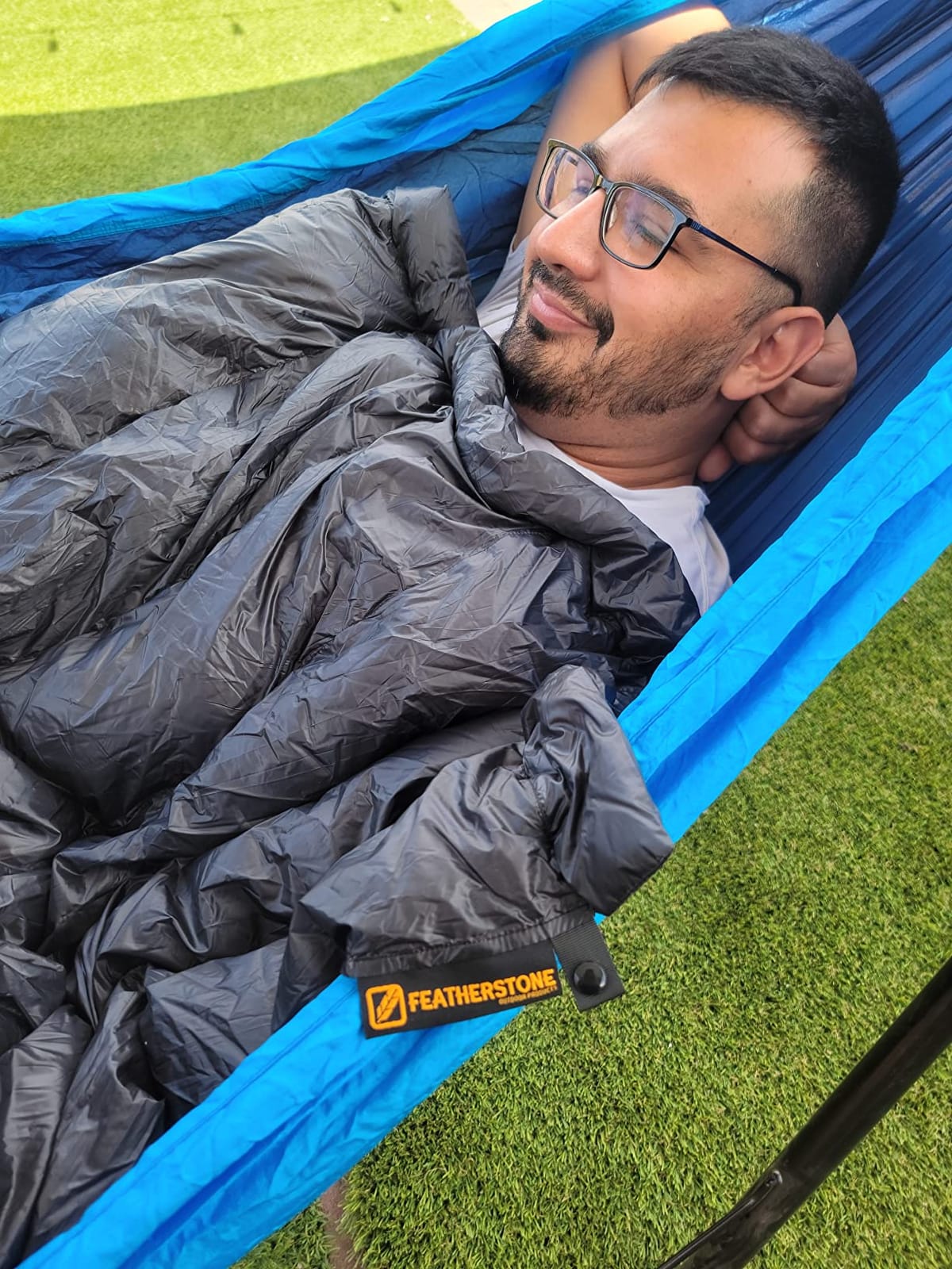 Featherstone Moondance 25 850 Fill Power Down Top Quilt Mummy Sleeping Bag Alternative for Ultralight Backpacking Camping and Thru-Hiking… customer photo 2