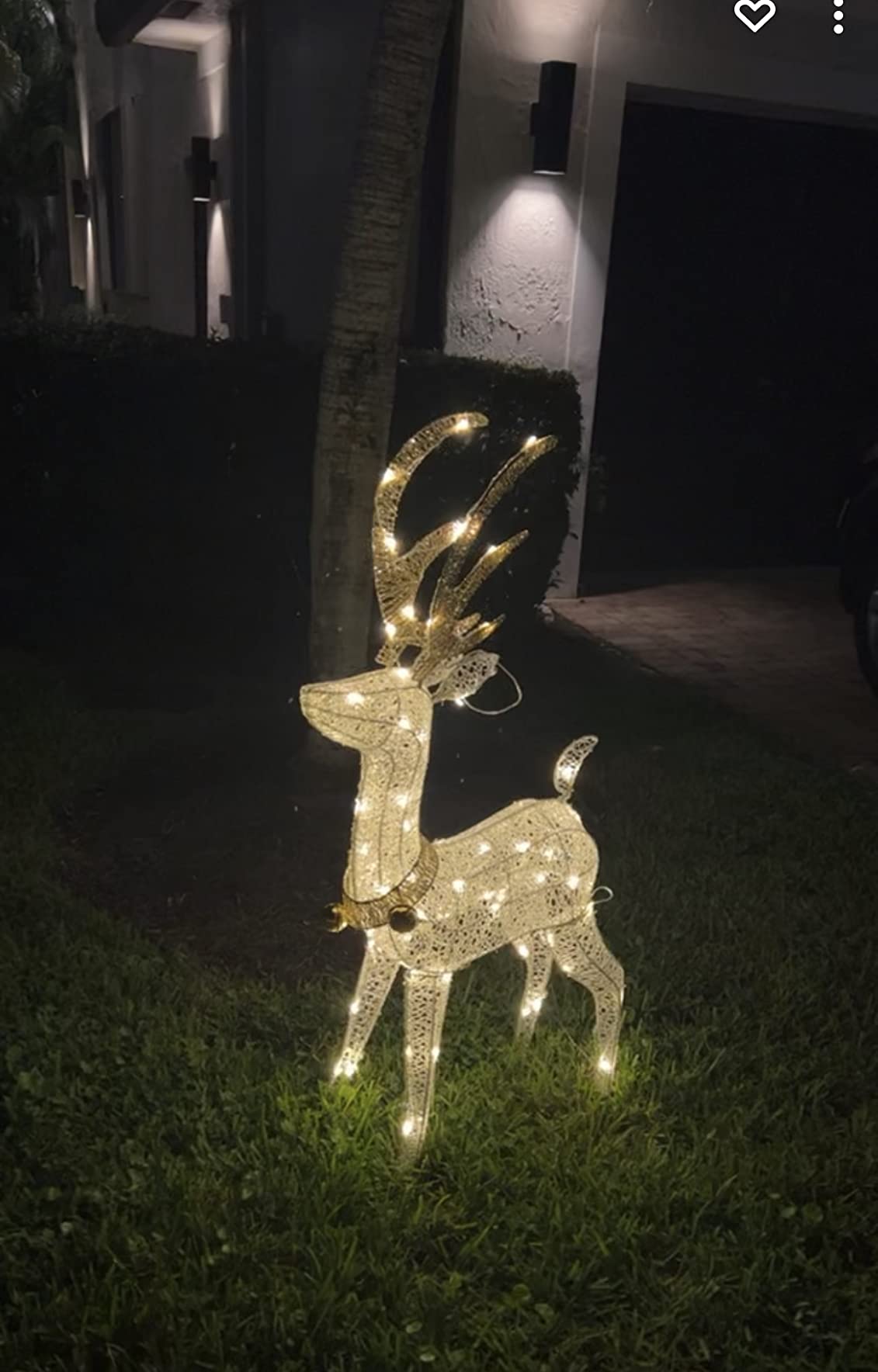 EAMBRITE 48” Pre-Lit Christmas Reindeer Outdoor Decorations Lighted Deer customer photo 1