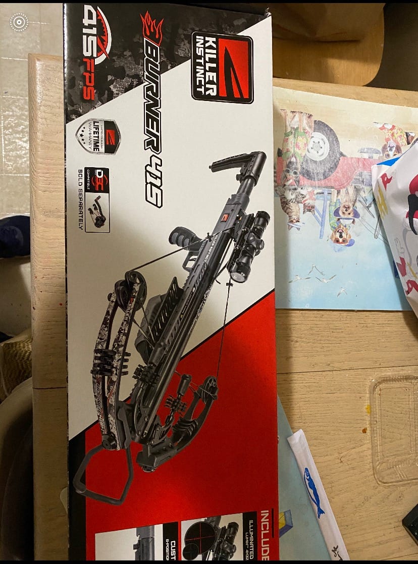 Killer Instinct Burner 415 FPS Crossbow Package (Gray Camo) customer photo 1