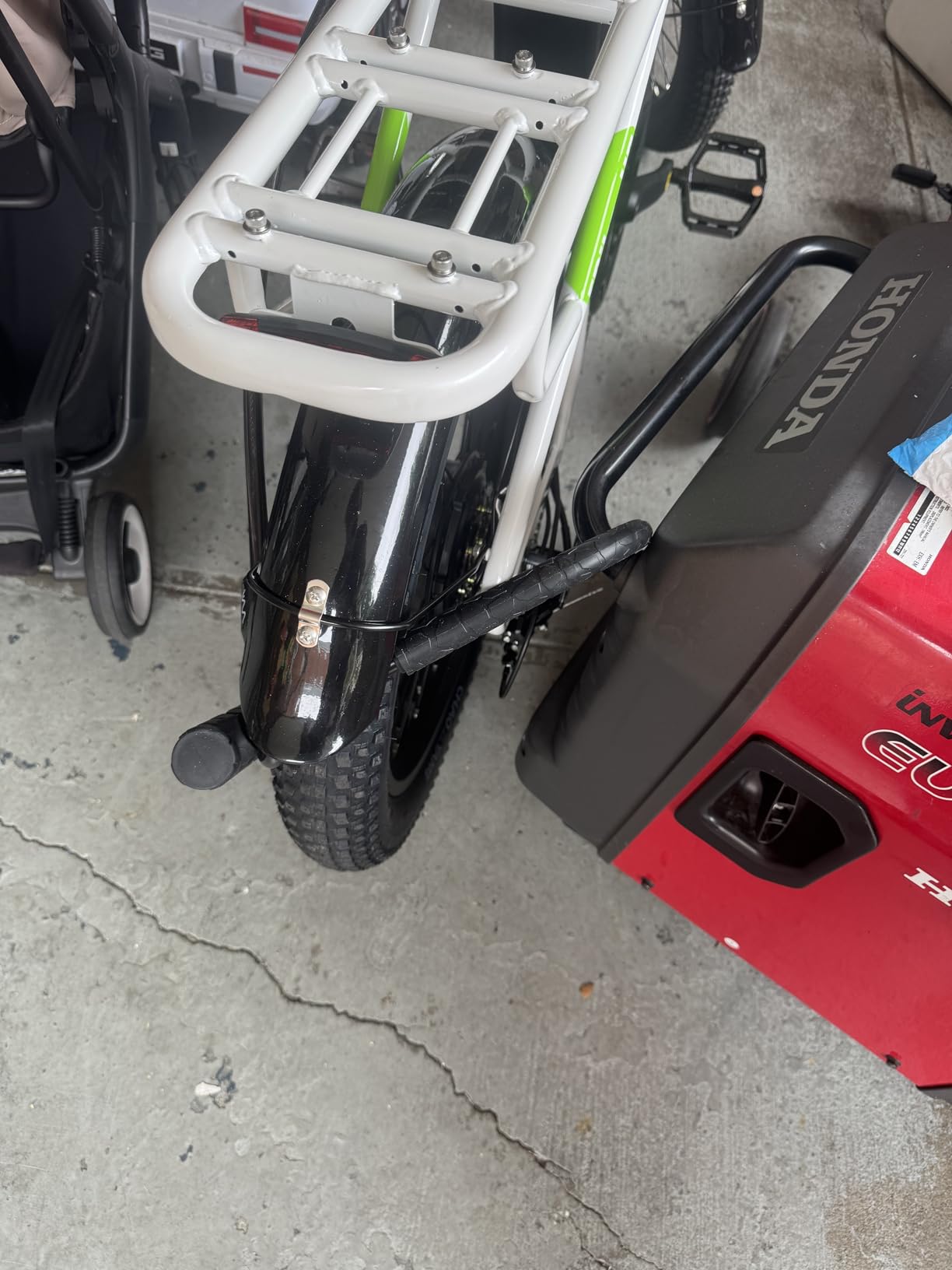 Bike Lock Heavy Duty Anti Theft, Long Shackle Bike U Lock with Keys, 4FT Security Cable and Mounting Bracket for Bicycle, Ebike, Scooter, Commuter Bike customer photo 2