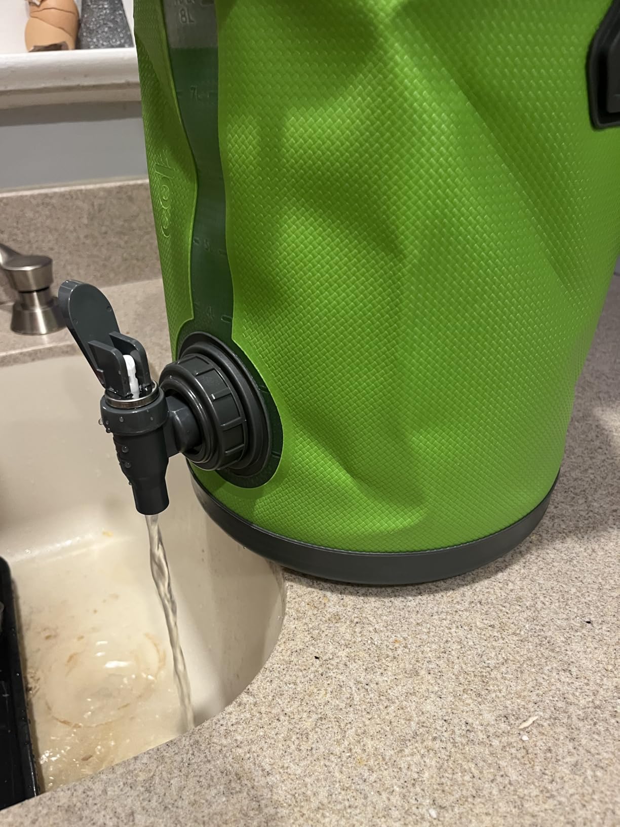 Colapz 12V Camping Shower Portable - High Pressure Outdoor USB Rechargeable Camping Shower - Kit with 9 Gallon Water Bag - Van Life RV Beach Hiking Dog Washing customer photo 2