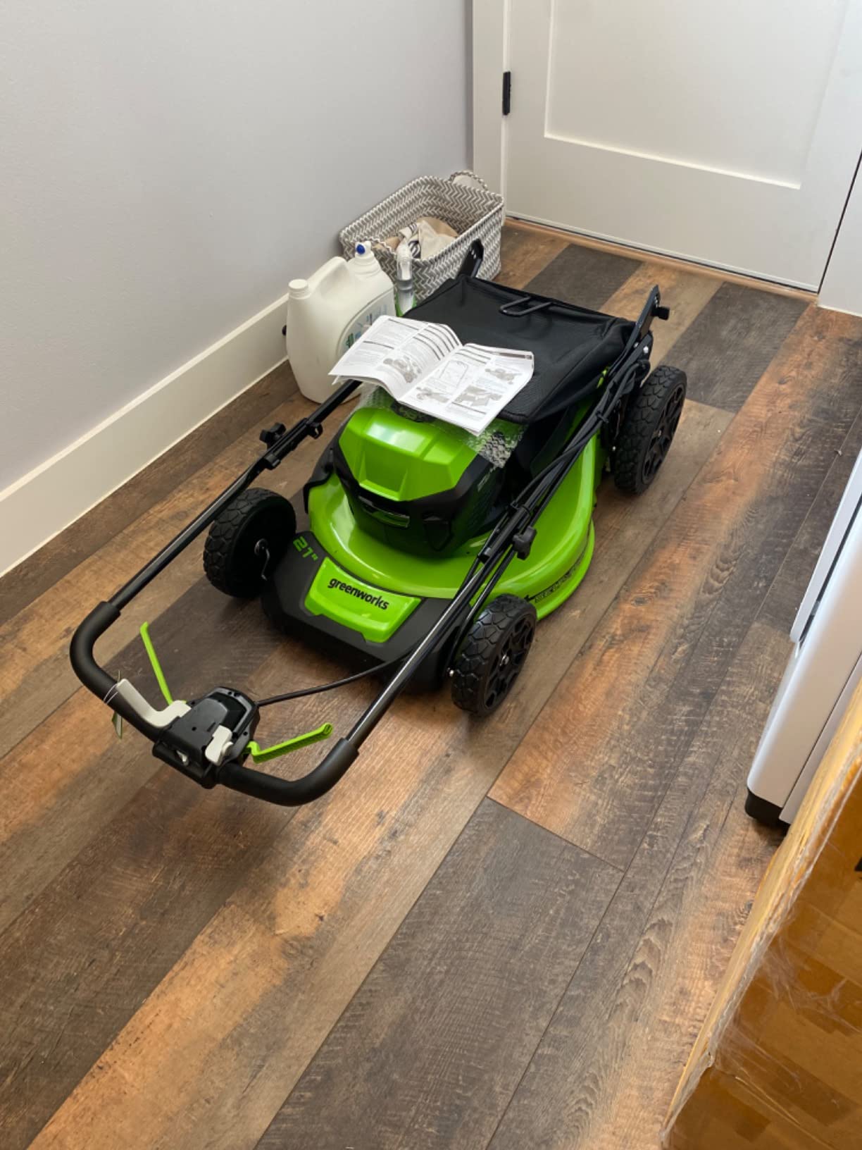 Greenworks 48V (24V x 2) 21in Self-Propelled Lawn Mower, Battery Kit customer photo 2