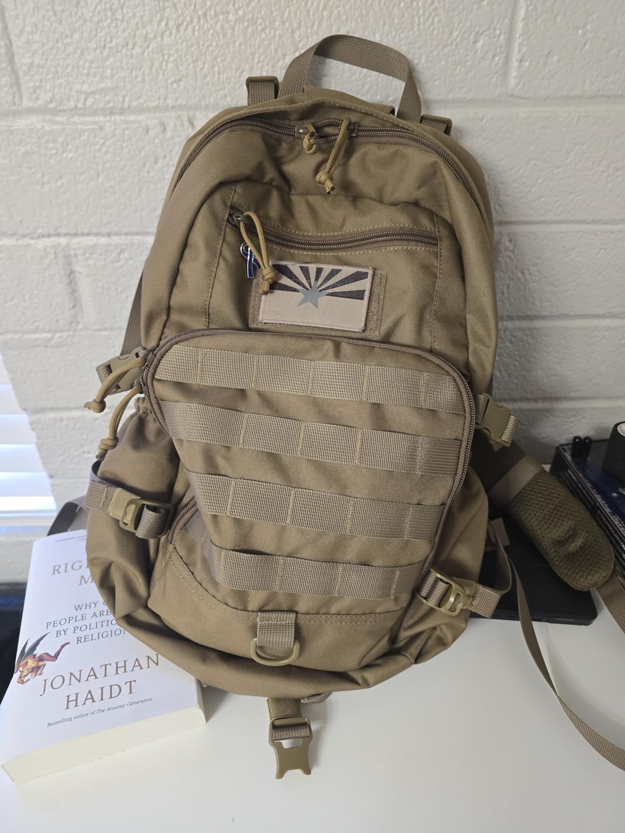 Mardingtop 25L Hiking Backpack,Lightweight Molle Tactical Backpack for Running,Hiking,Cycling,Motorcycle customer photo 2