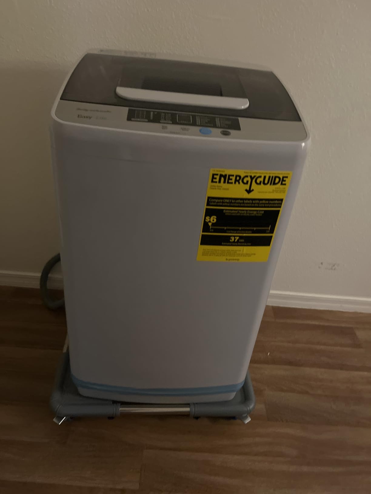 Giantex Full Automatic Washing Machine, 2 in 1 Portable Laundry Washer, 8.8lbs Washer and Spinner Combo, 1.04 cu.ft 10 Programs Built-in Drain Pump, Energy Saving Top Load for Apartment Dorm customer photo 2