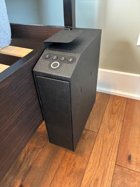 Biometric Slider Handgun Gun Safe for Nightstand, Desk, Bed Side, Truck customer photo 1