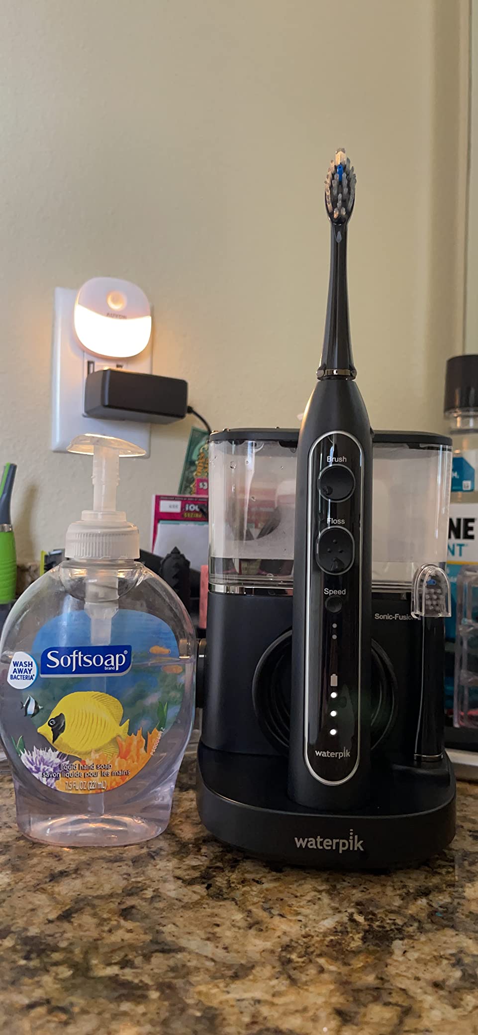 Waterpik Sonic-Fusion Flossing Electric Toothbrush Water Flosser, White | 2-in-1 Combo with 3 Modes for Daily Gum Health & Cleaning Teeth, Braces, Implants, ADA Accepted, SF-04 customer photo 2