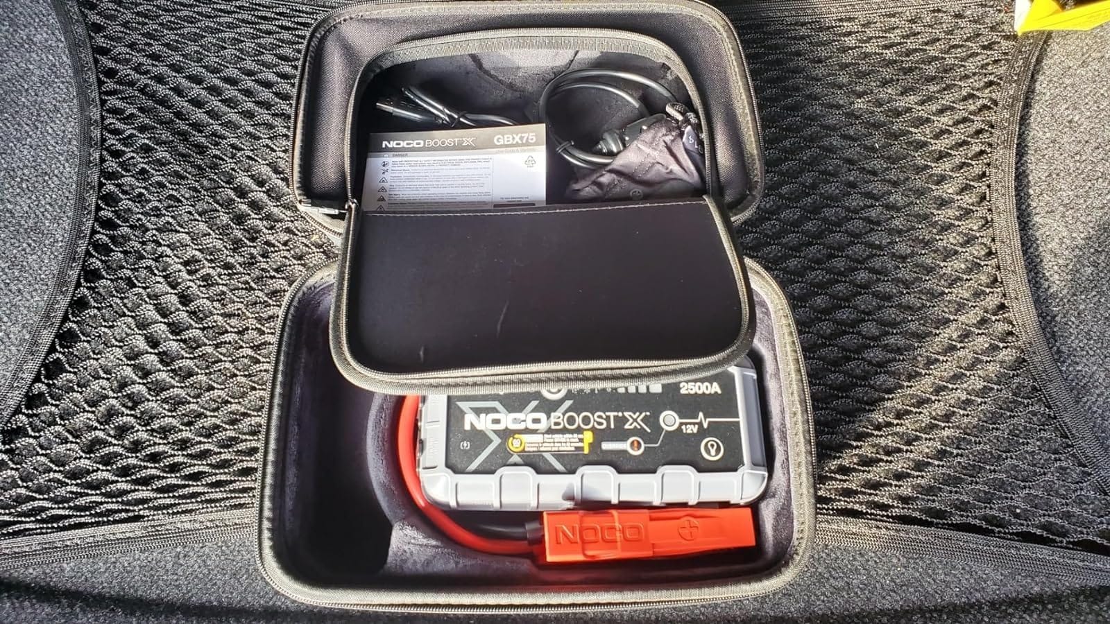 NOCO Boost GBX75 2500A UltraSafe Jump Starter, 12V Lithium Battery Booster | Spark-Proof & Reverse Polarity Protection, For Car, Truck, Motorcycle, SUV, Boat, ATV, RV, up to 8.5L Gas & 6.5L Diesel customer photo 1
