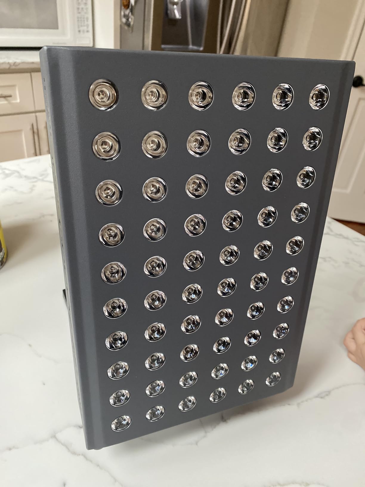 Hooga Red Light Therapy Panel Device - 660nm Red & 850nm Near Infrared Light Therapy, LED Light Therapy Lamp, 60 Dual Chip LEDs, Timer, Table Top Stand Included - PRO300 customer photo 2