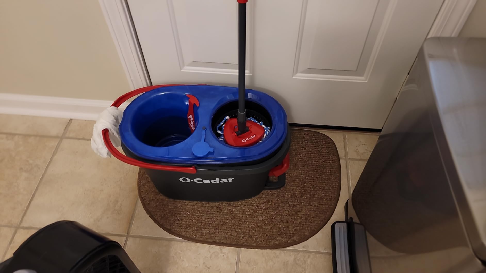 O-Cedar RinseClean Spin Mop & Bucket System | Clean with Clean Water | Removes 99% of Bacteria customer photo 1