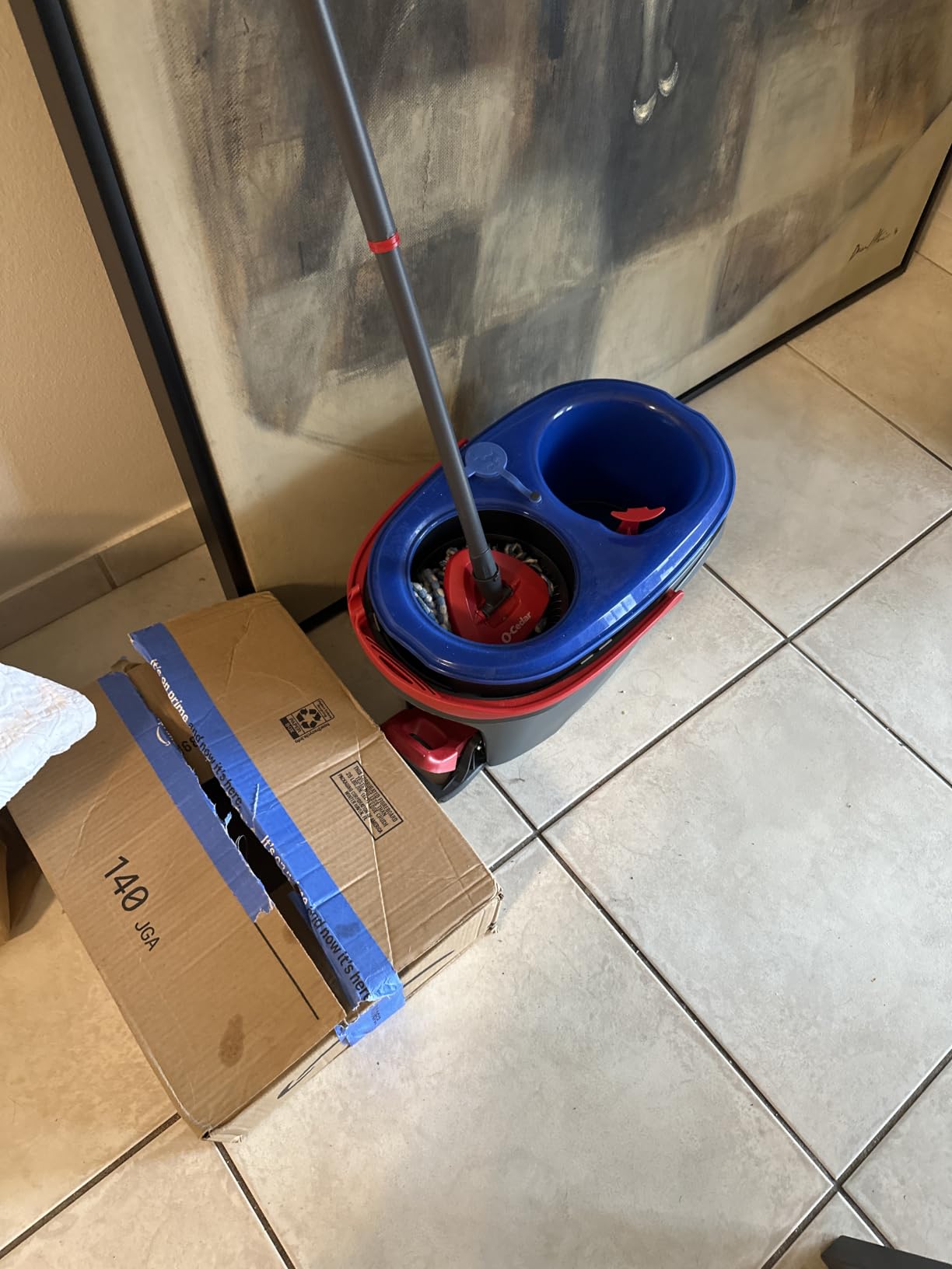 O-Cedar RinseClean Spin Mop & Bucket System | Clean with Clean Water | Removes 99% of Bacteria customer photo 2