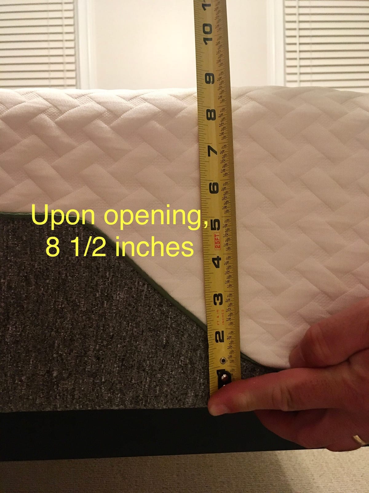 Milliard 10-Inch Memory Foam Queen Size Mattress, Pressure-Relieving - Firm Memory Foam Mattress, Best Mattress for Classic Comfort, Restful Sleep - Soft Memory Foam Mattress customer photo 1
