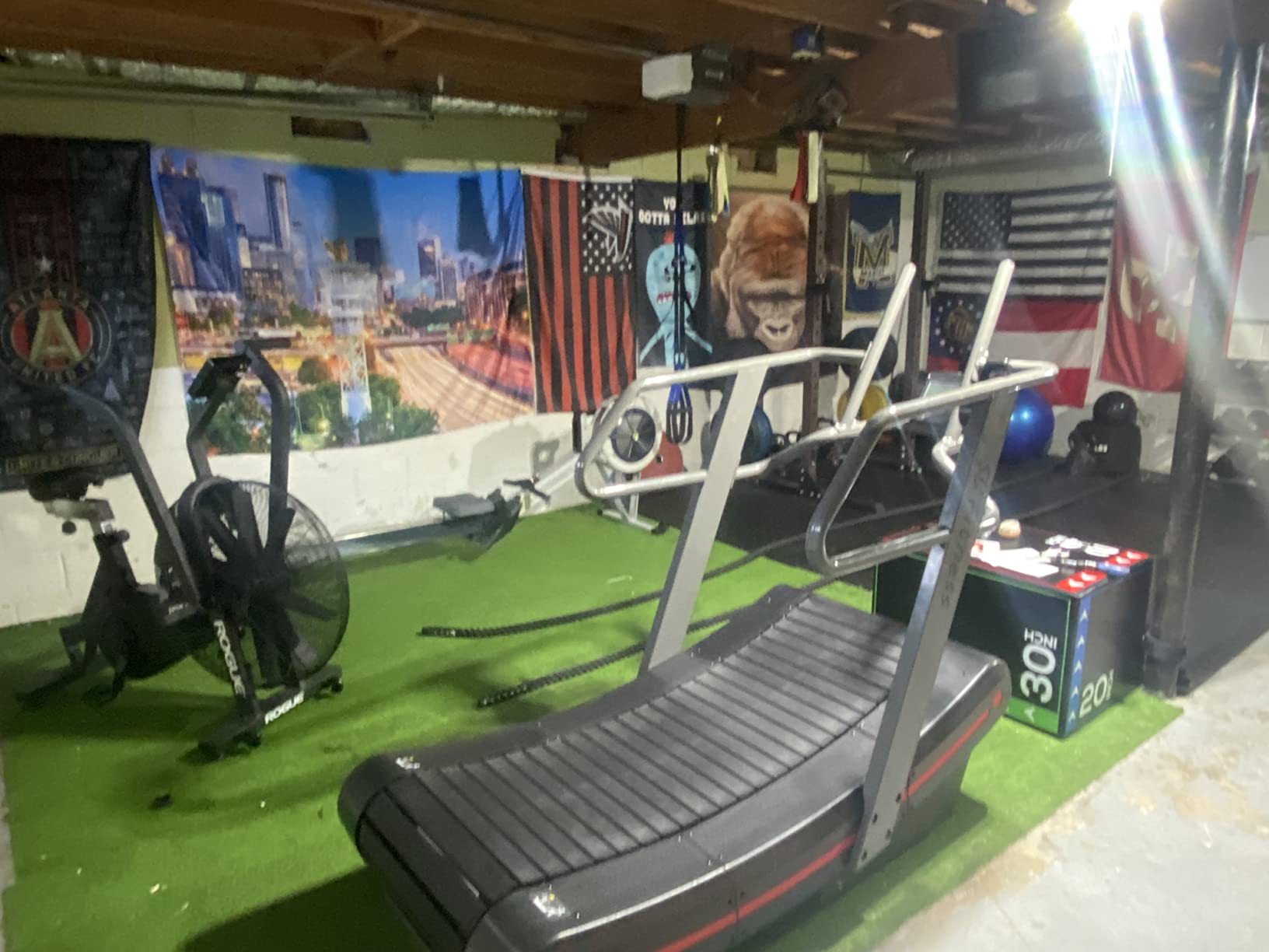 SB Fitness Equipment CT700 Self Generated Manual Curved Commercial Treadmill with 8 Resistance Levels for Sprinting and Sled Push with 19