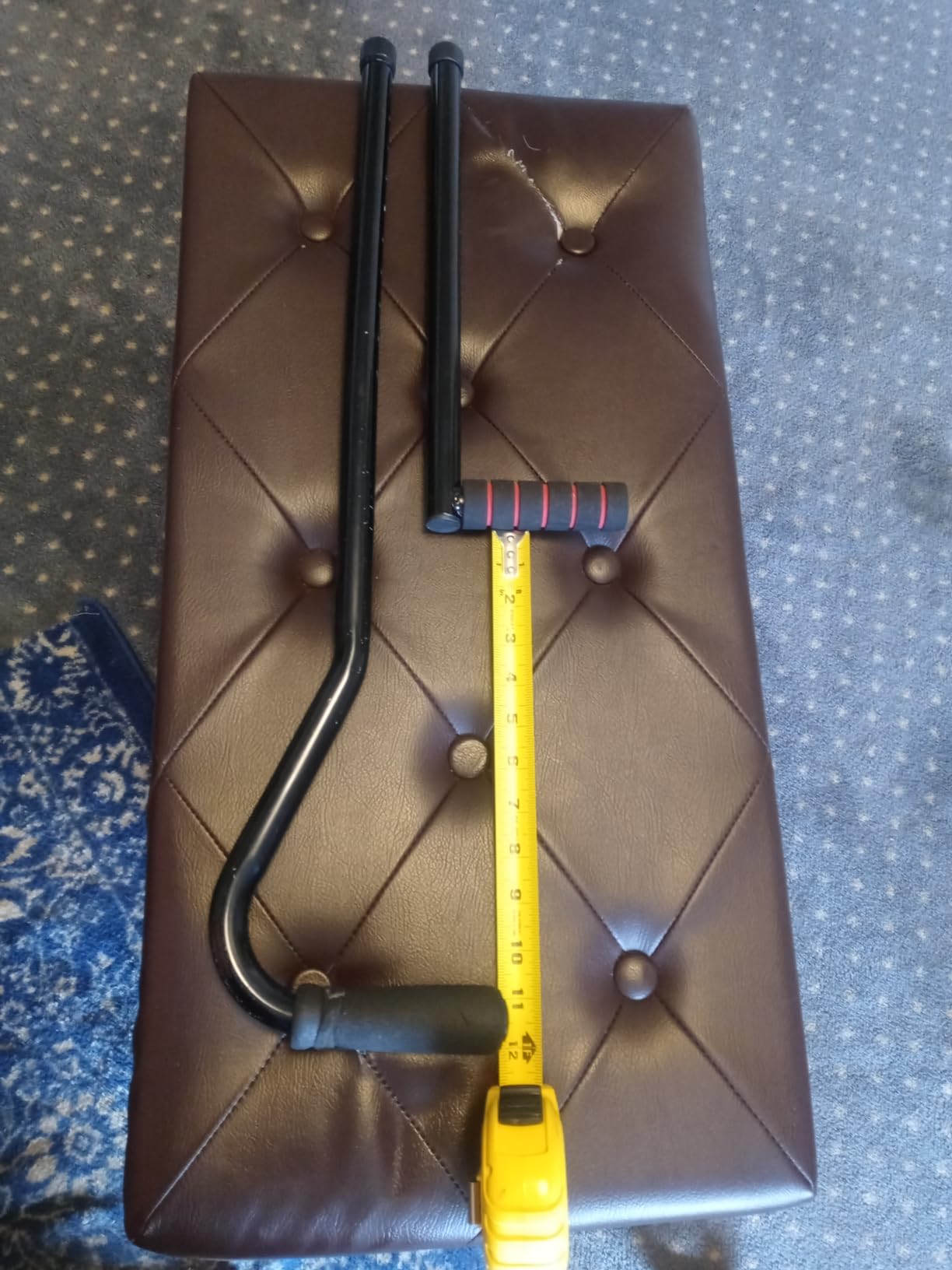 3 Bar Leg Stretcher for Splits and Adductor Stretch to Over 180°, Split Machine for Flexibility with 6 Regulations - Legs Spreader, Groin Stretcher, Ballet, with Padded Grips and Strap customer photo 2