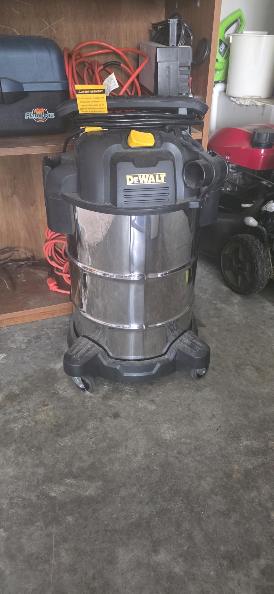 DEWALT DXV08S 8 Gallon 5 Peak HP Shop Vacuum Wet and Dry with Blower, Stainless Steel Tank customer photo 1