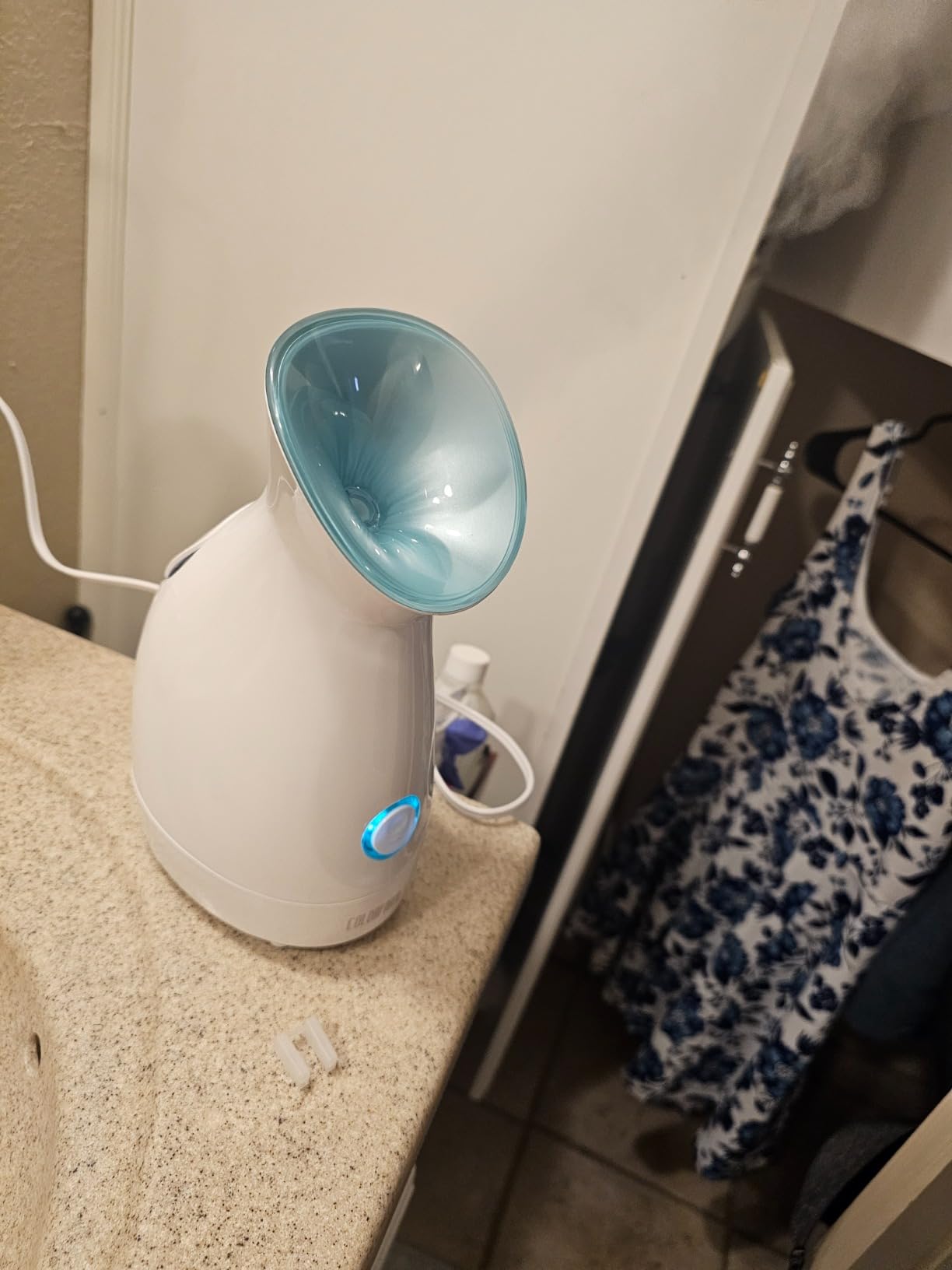 Colorfarm Facial Steamer with Nano Ionic Steam for Deep Cleaning Home Spa | Fine Nano Mist, Deep Pore Cleansing, Skin Hydration, Refreshes Dry Skin, Relaxing Self-Care Facial Care, Healthy-Looking Glow customer photo 2
