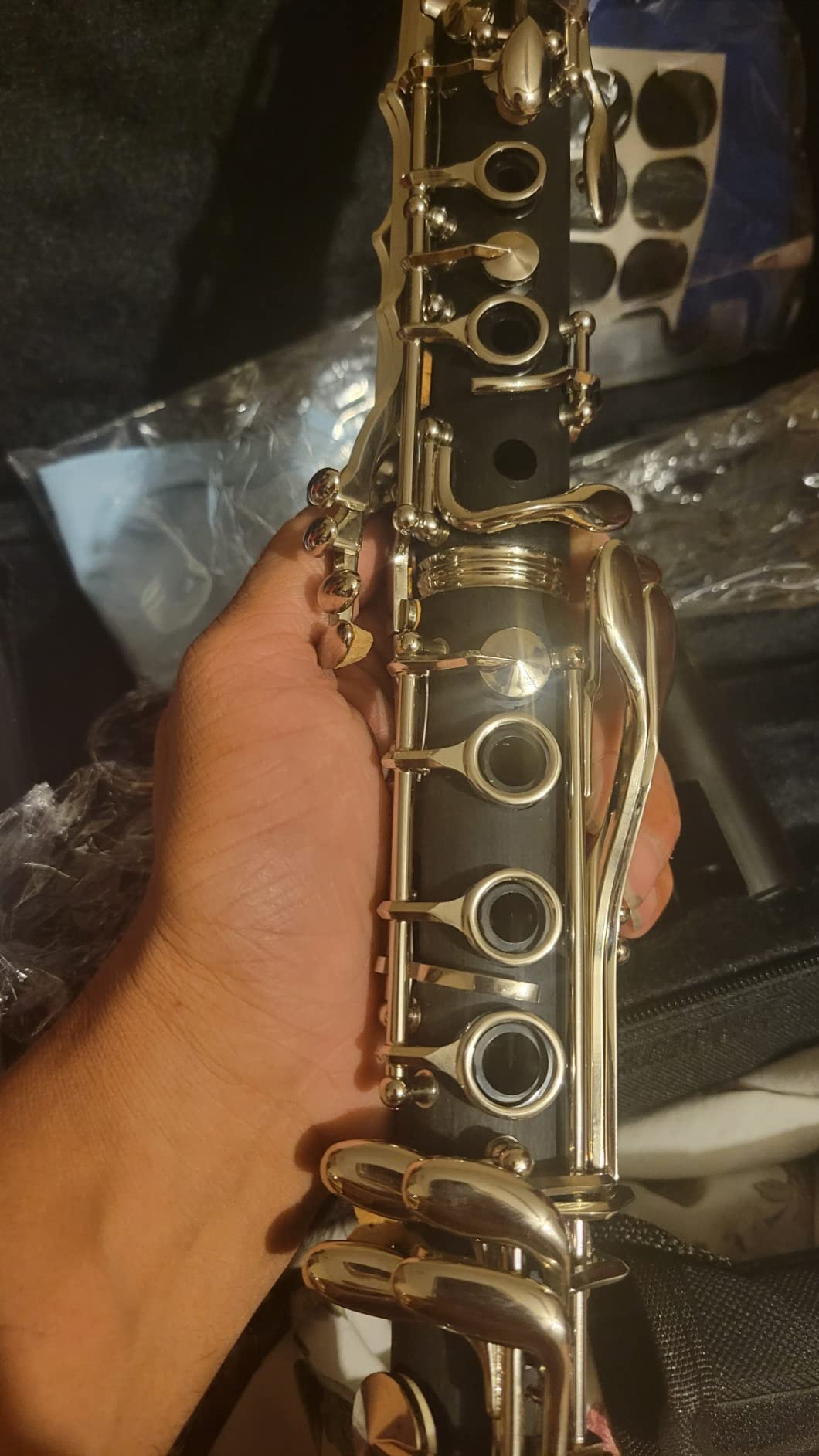 Bb Clarinet Kit for Beginners Students, 17-Key French System with 2 Barrels customer photo 2