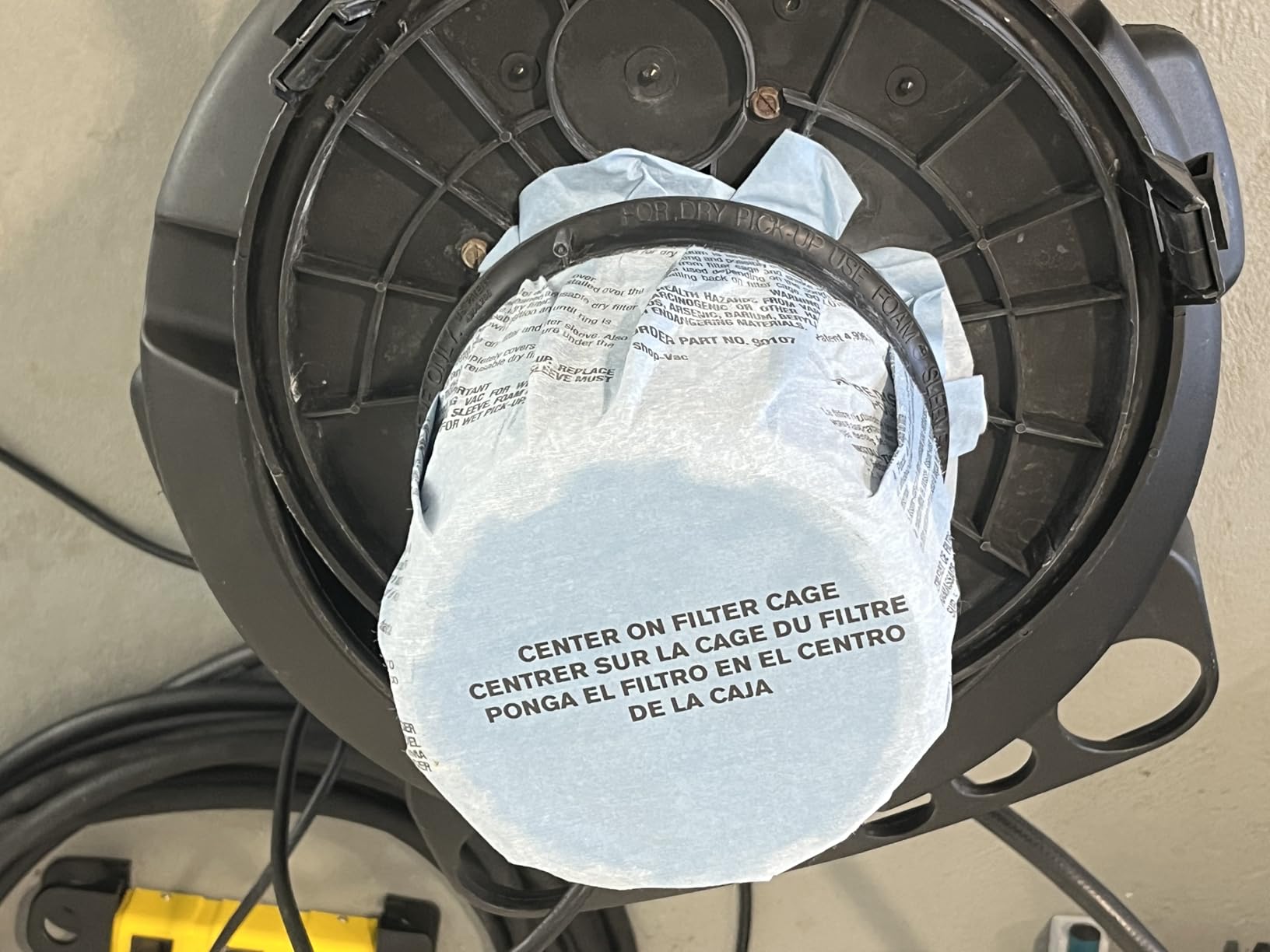 DEWALT 6 Gallon Dust Separator for Wet/Dry Shop Vacuums,DXVCS002 customer photo 1