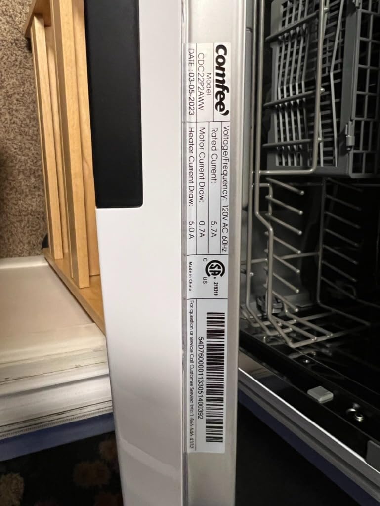 COMFEE' Countertop Dishwasher Portable, 6 Place Settings, Energy Star customer photo 1